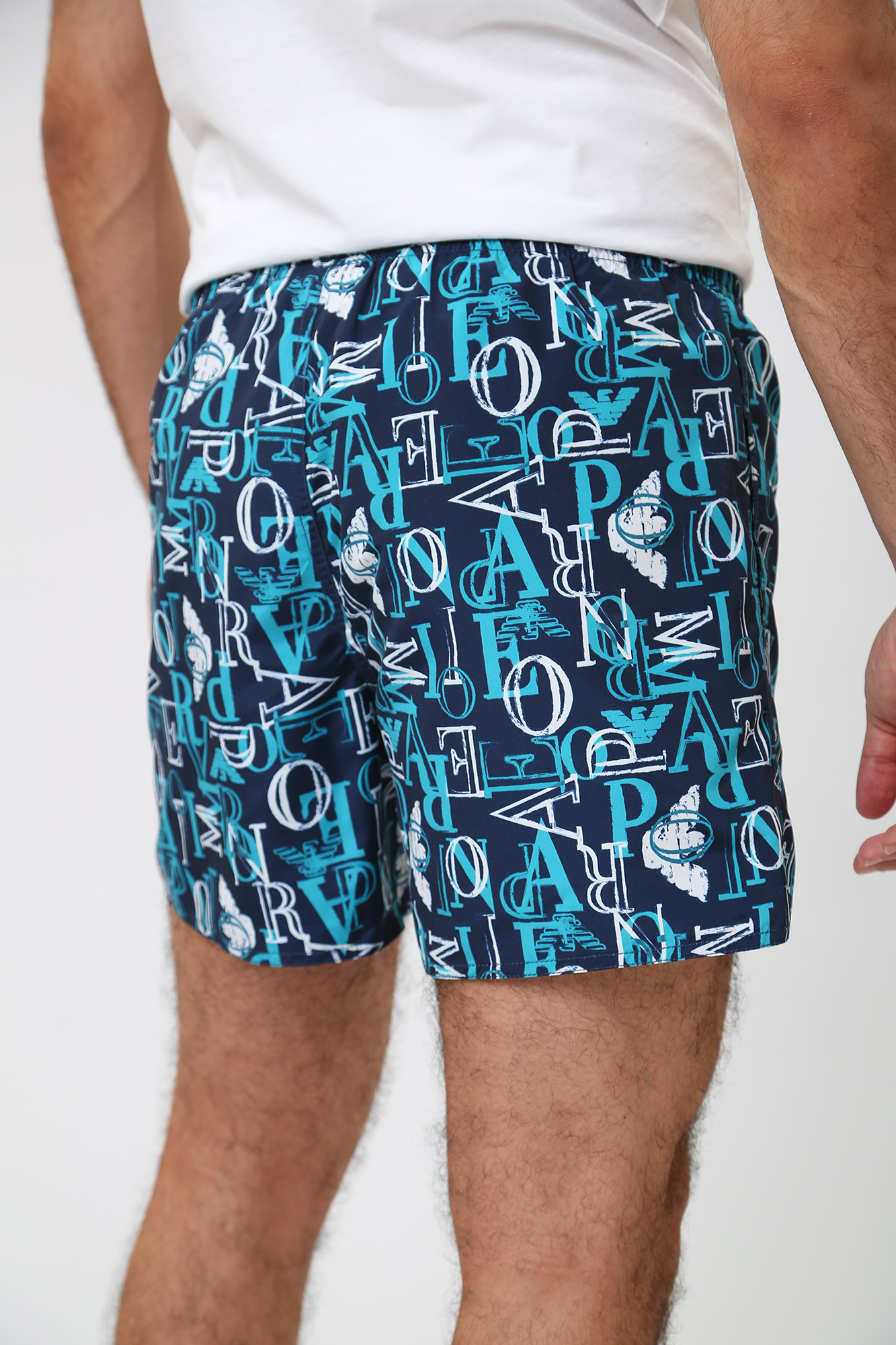 211740_3R445 Шорты плавательные  Emporio Armani Синий