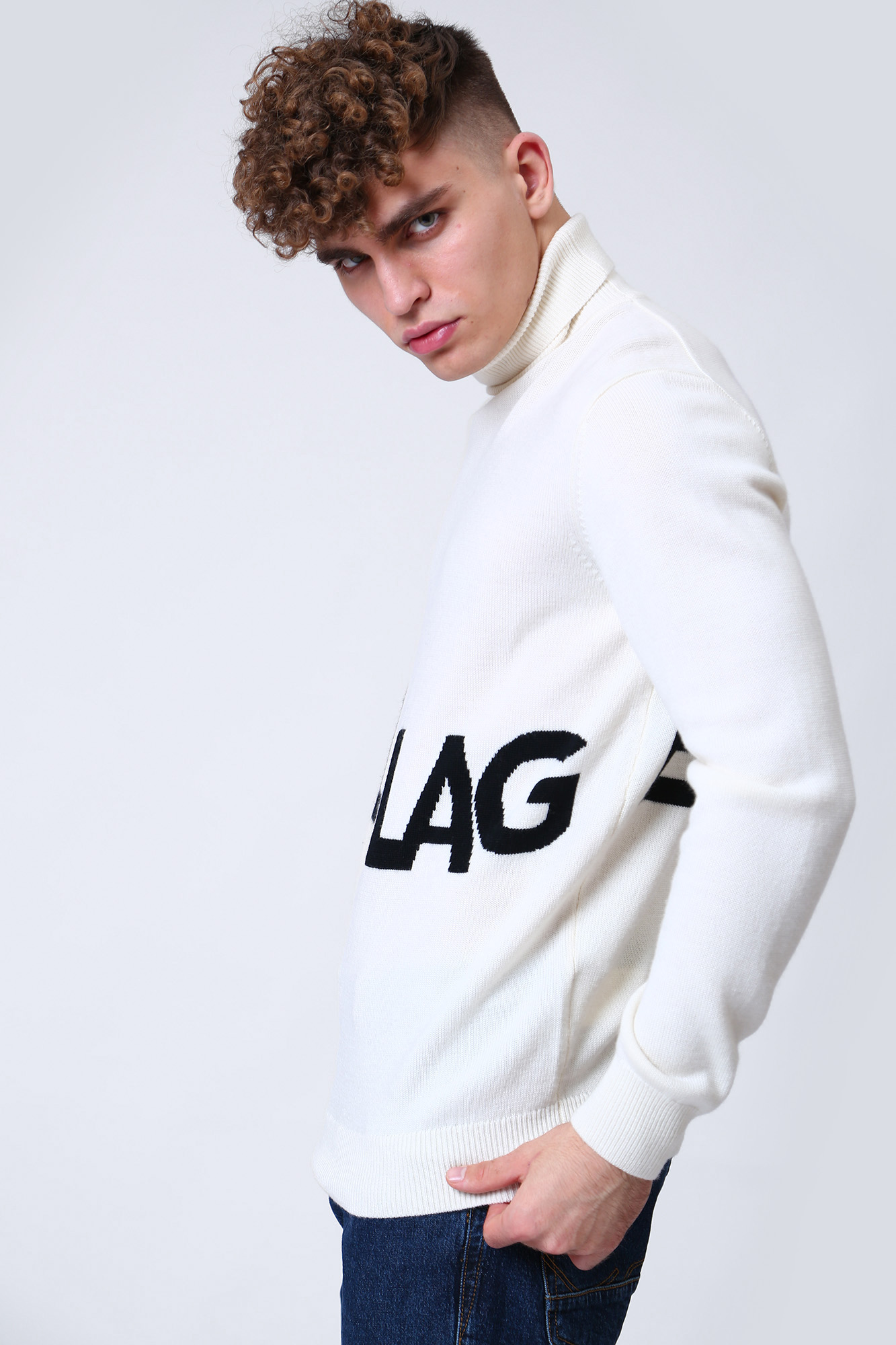 524399_655020 Водолазка Karl Lagerfeld Белый