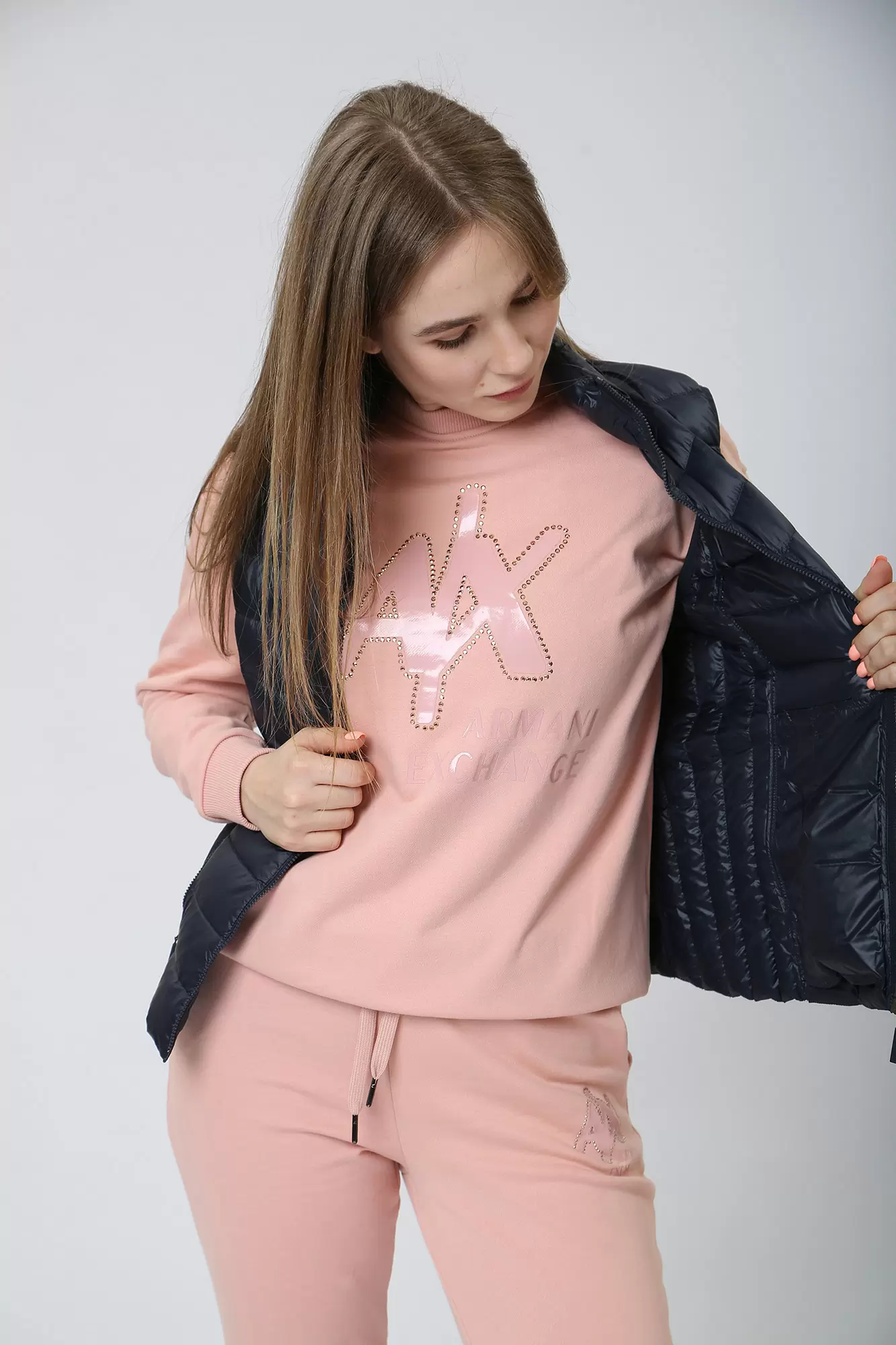 8NYQ01_YNM4Z жилет пуховый armani exchange 