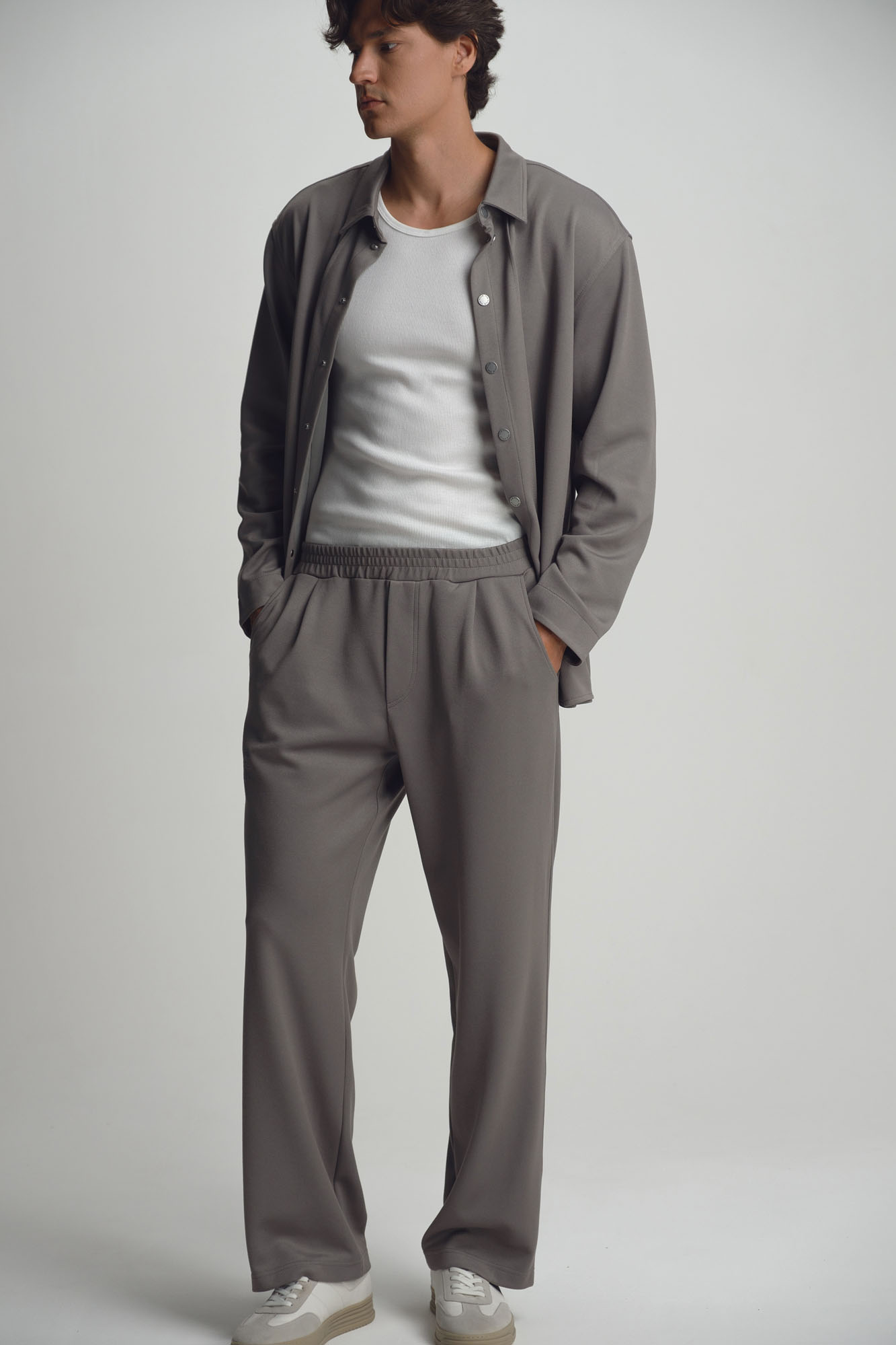 M-252-TH-56-2301 Рубашка с длинным рукавом The Hills Серый