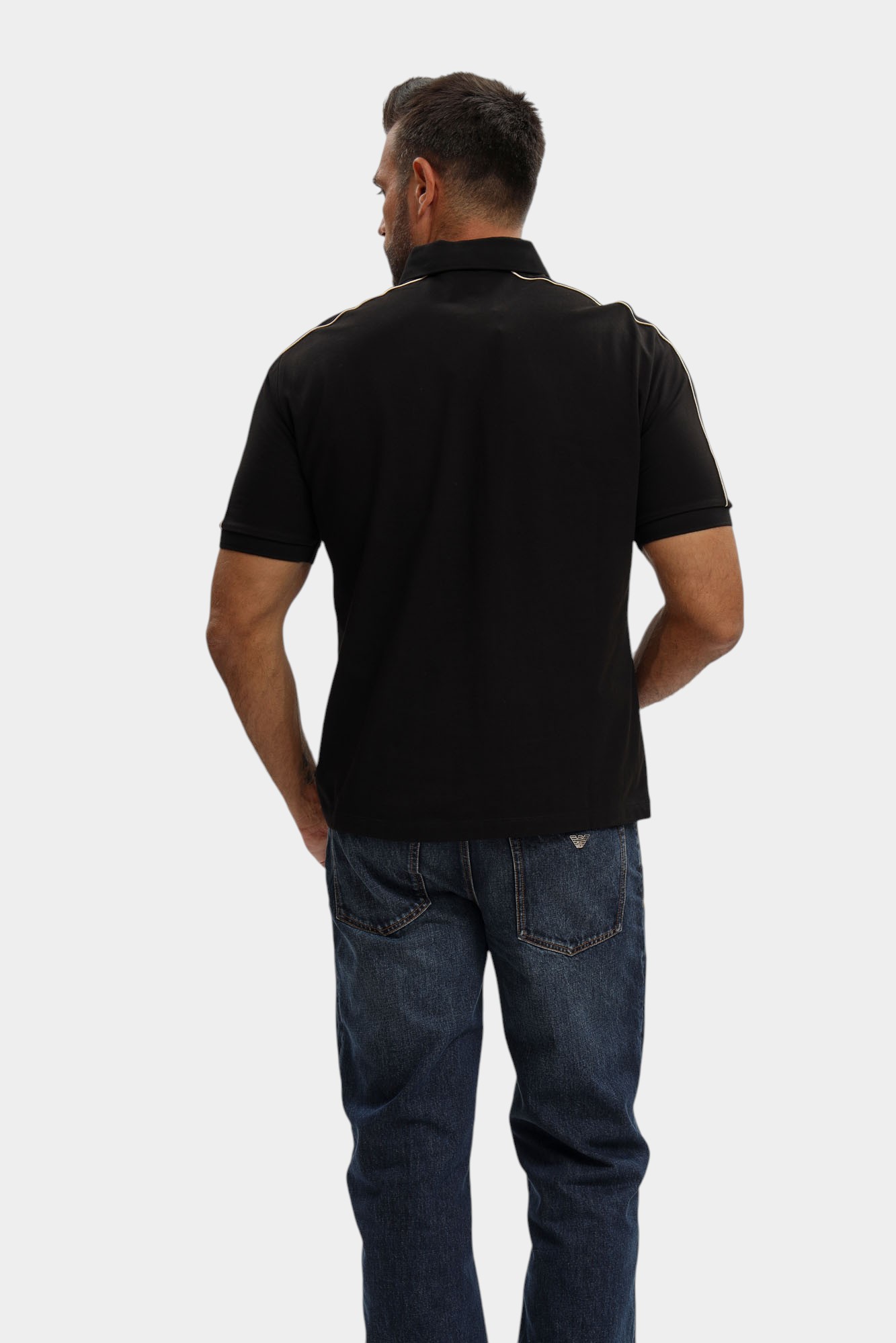 XM001359_AF13026 Поло Armani Exchange Черный