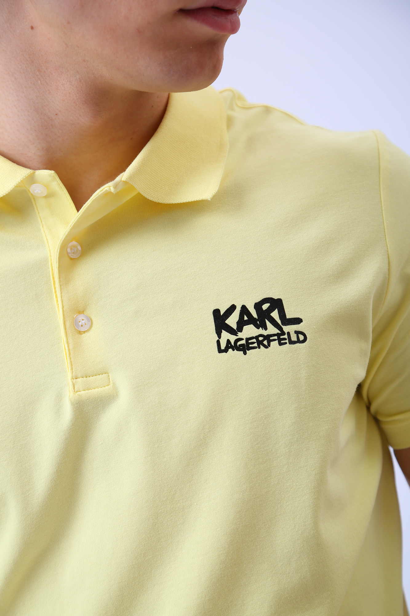 531221_745082 Поло  Karl Lagerfeld Желтый