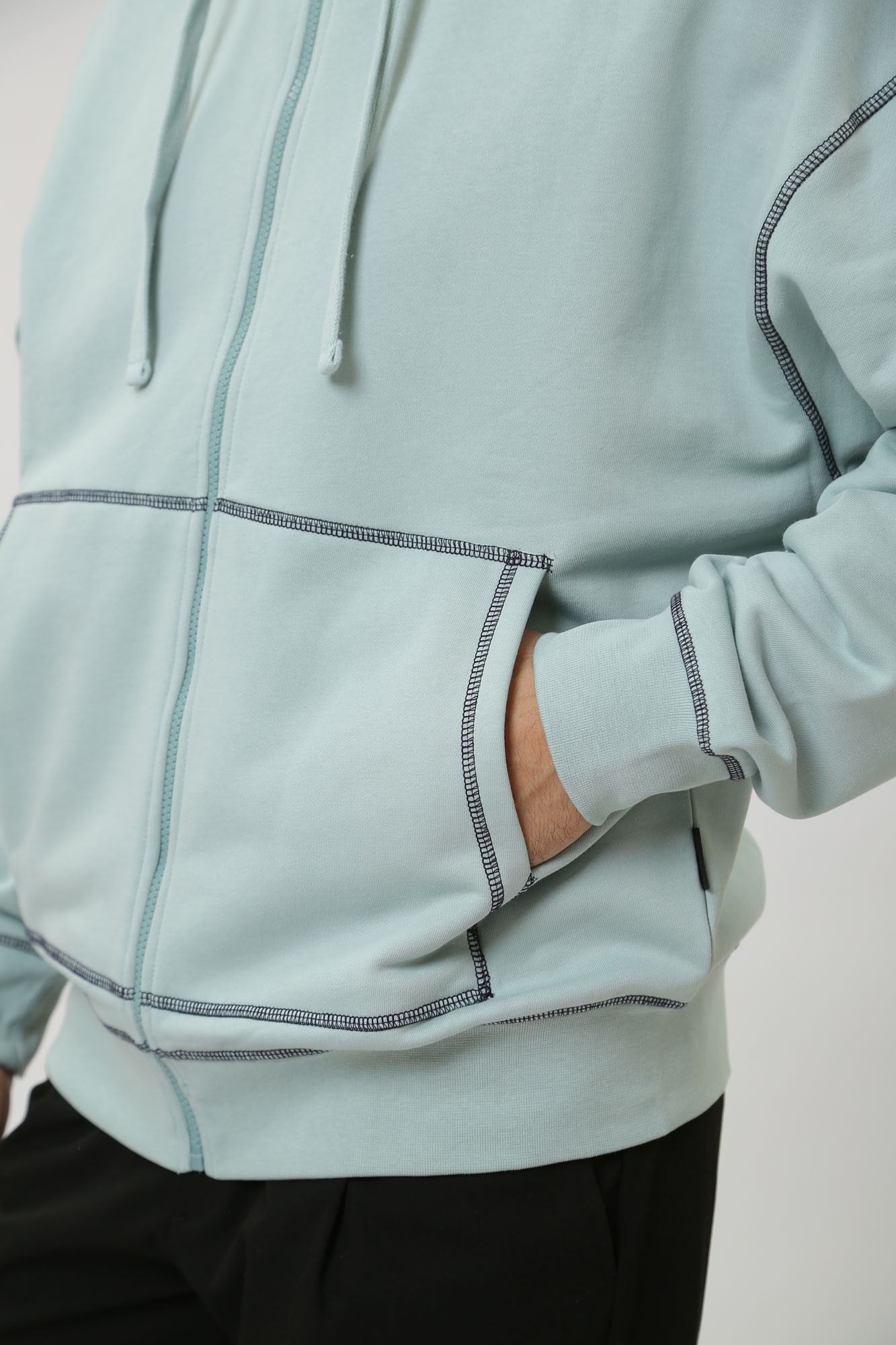 30040139_10016253 Толстовка с капюшоном Strellson Голубой