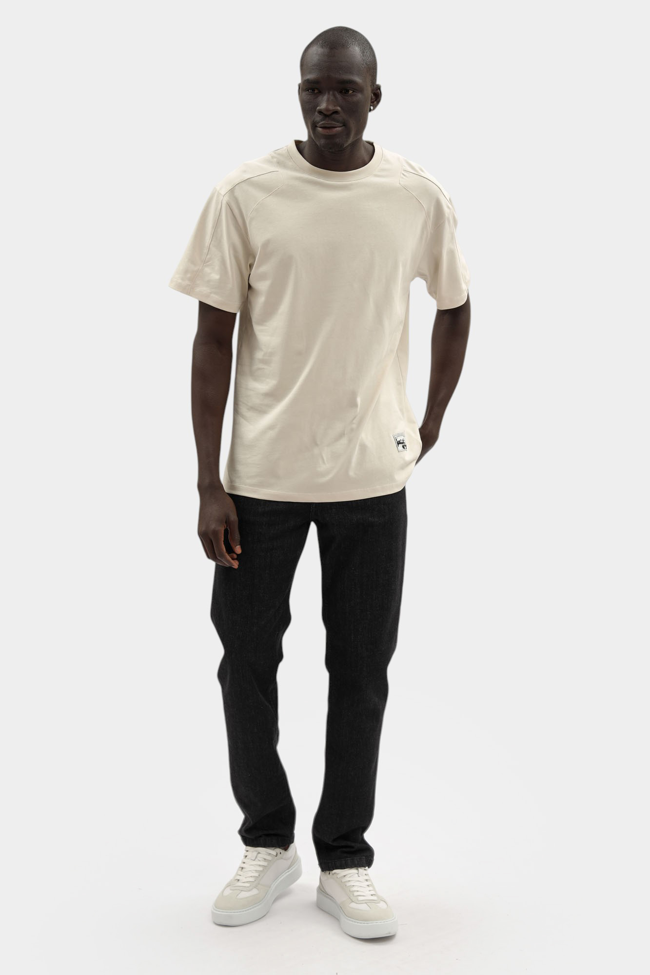 BMT1223 Футболка Bikkembergs Бежевый