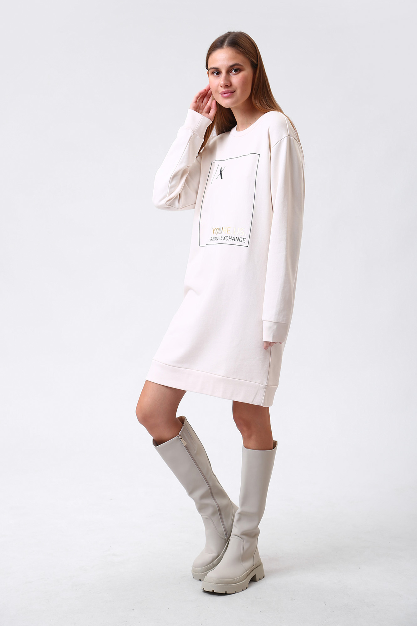 6LYA71_YJ5VZ платье armani exchange 