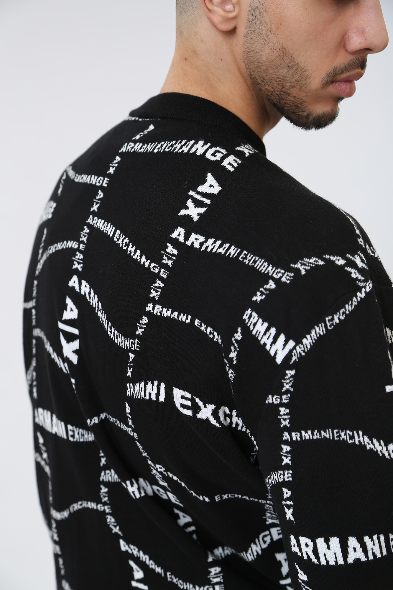 3RZM1E_ZMQ7Z Джемпер Armani Exchange Черный