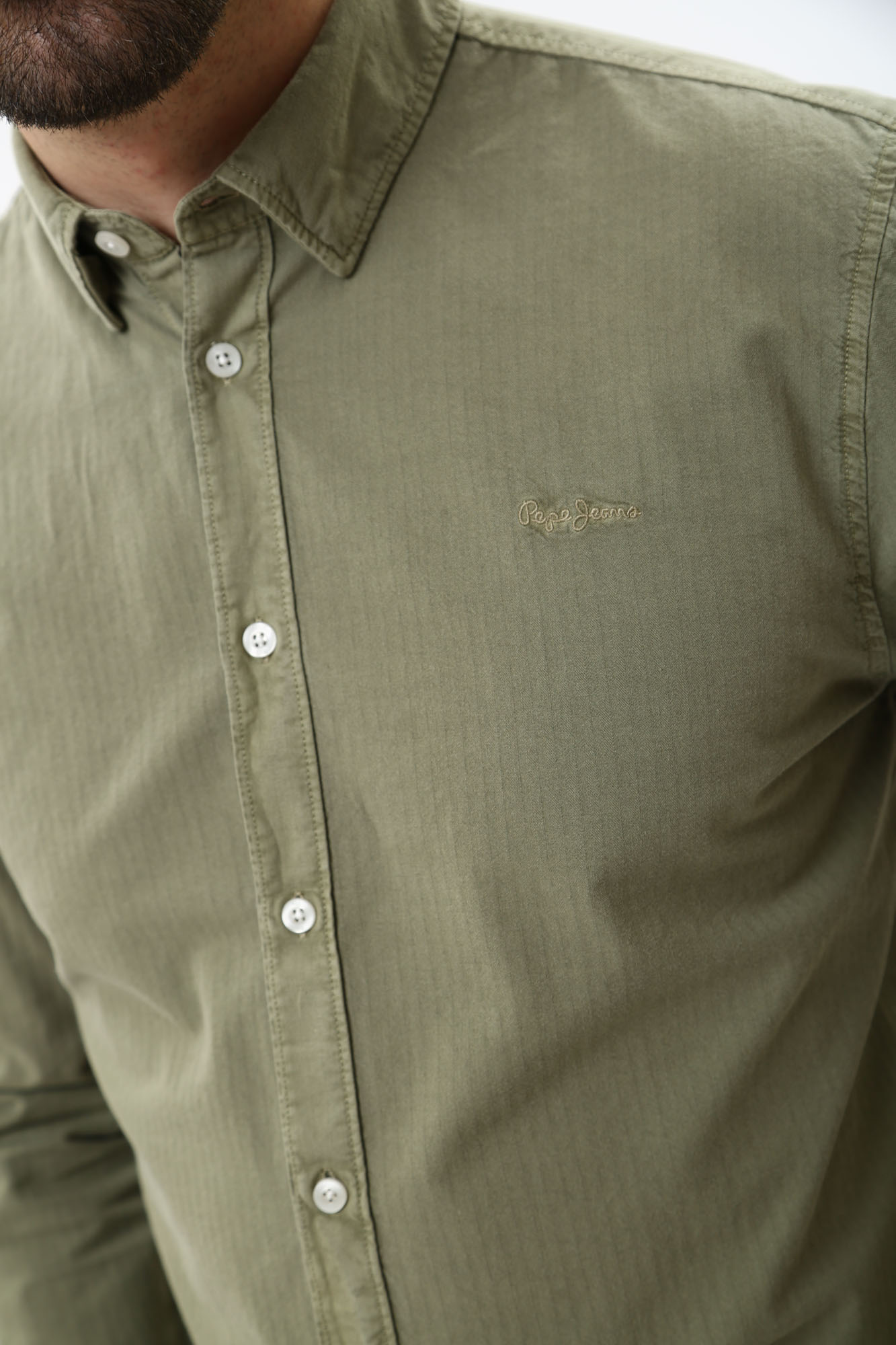PM308274 Рубашка с длинным рукавом Pepe Jeans Хаки