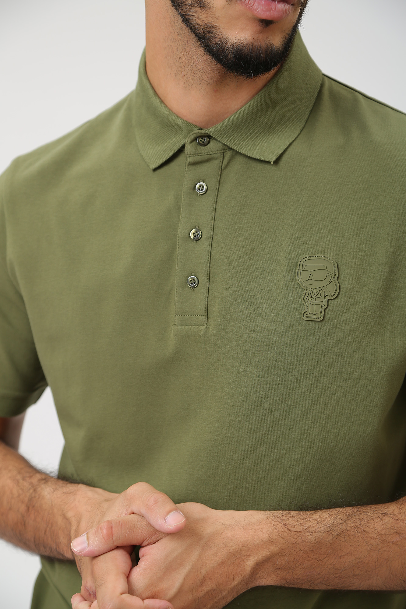 534221_745021 Поло Karl Lagerfeld Зеленый