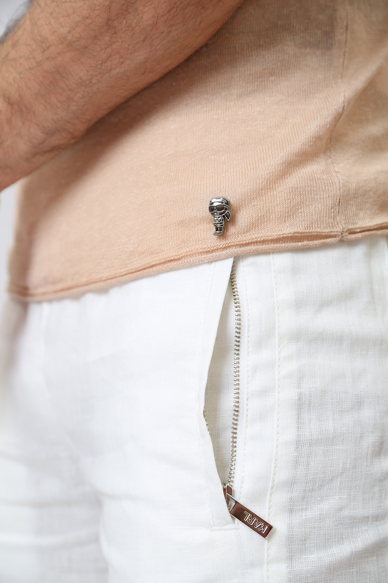 532305_655044 Футболка Karl Lagerfeld Бежевый