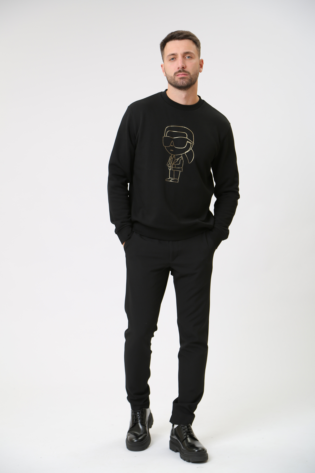 534910_705420 Свитшот Karl Lagerfeld Черный