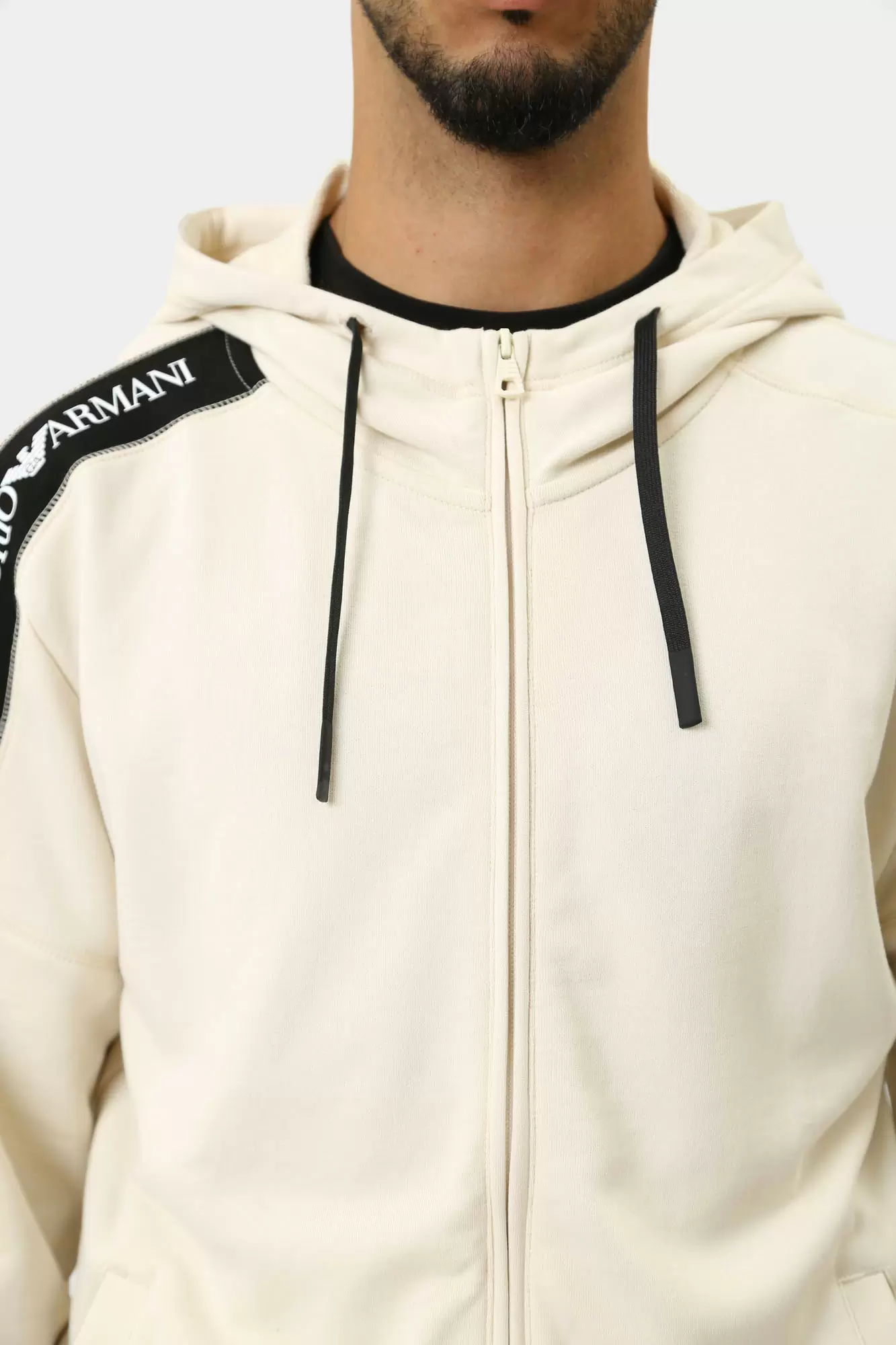 6DPM12_PJOGZ Толстовка с капюшоном EA7 Бежевый