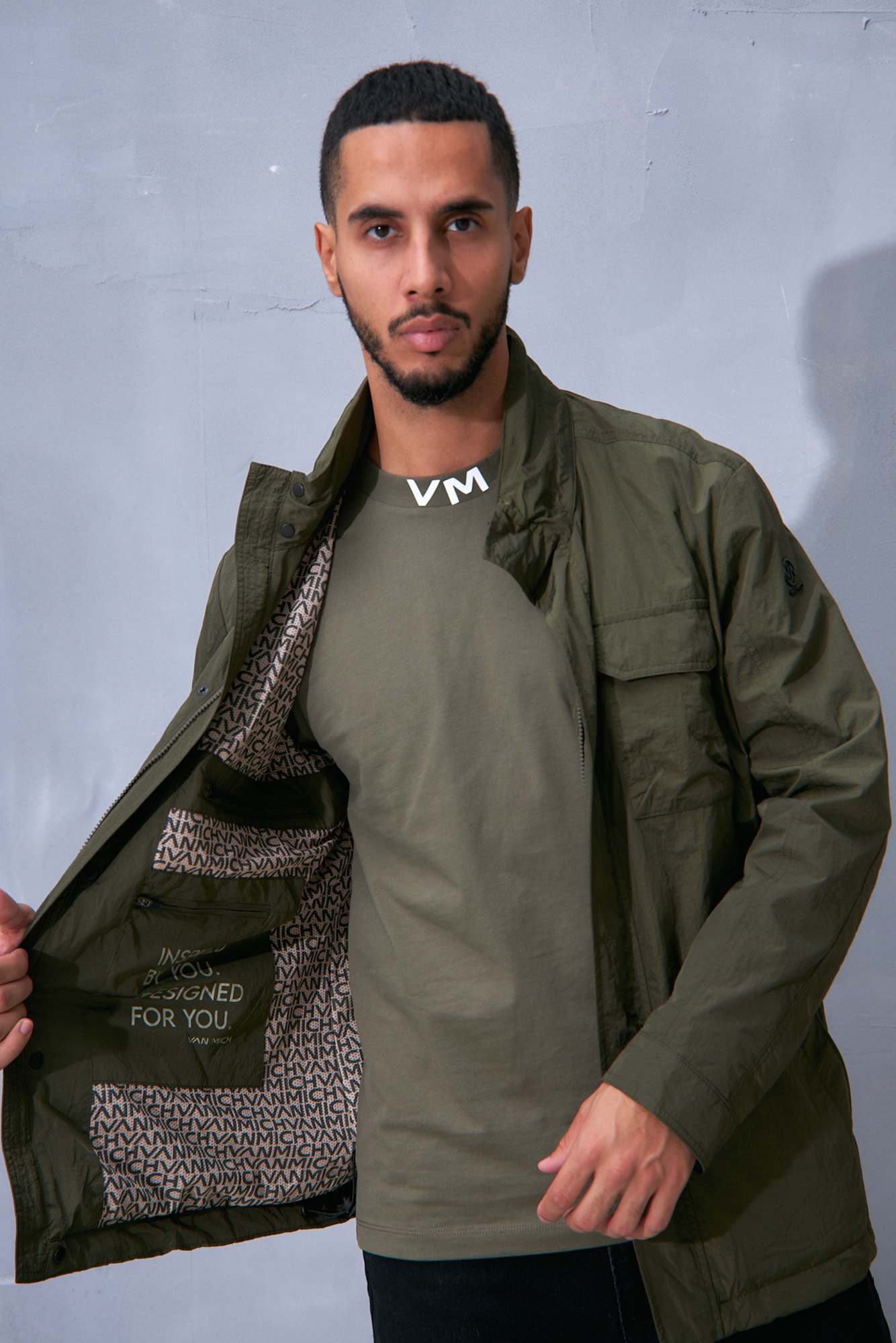 VM-232-52-004 Куртка Van Mich Зеленый