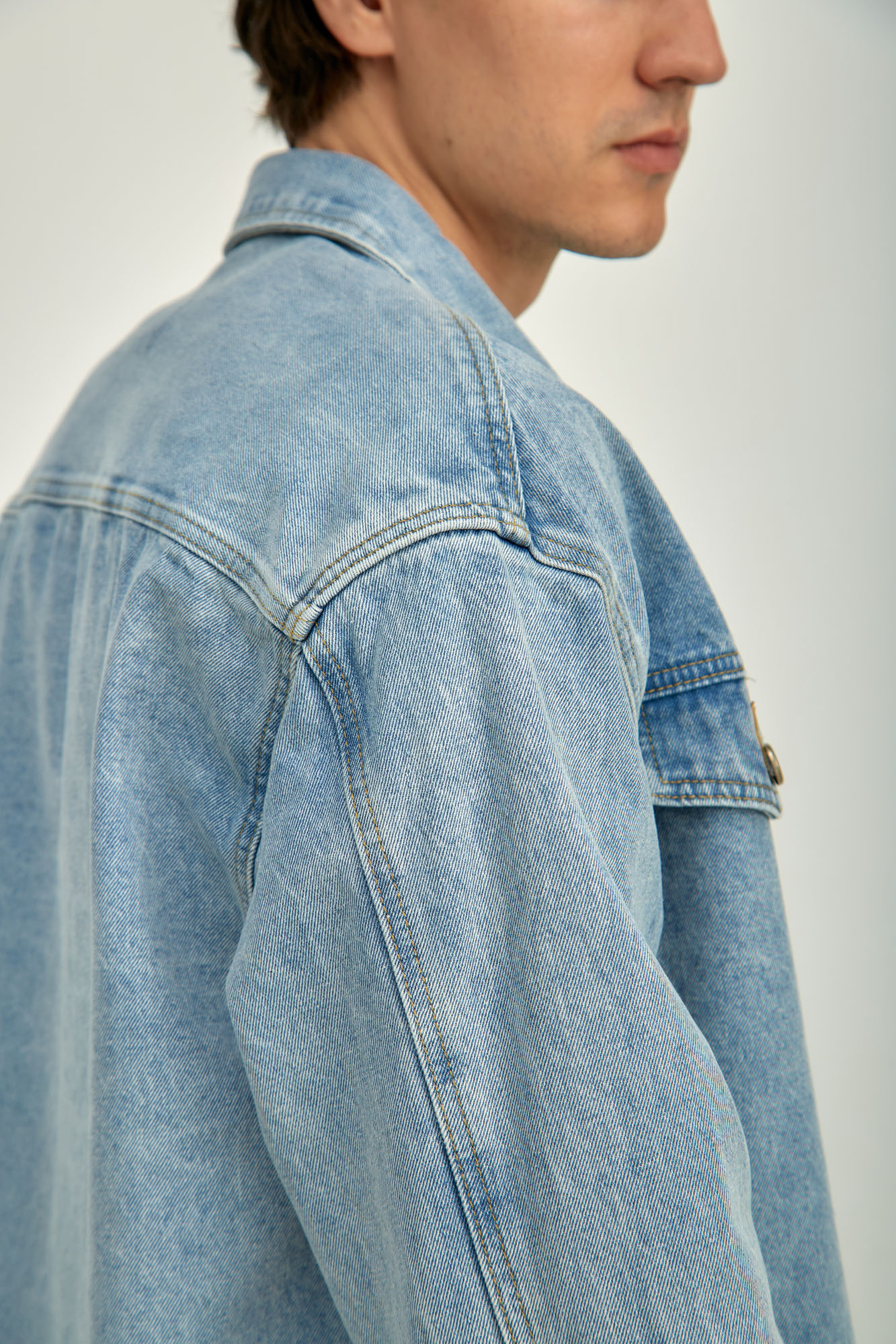 M-241-QW-56-2756- Рубашка с длинным рукавом The Hills Синий