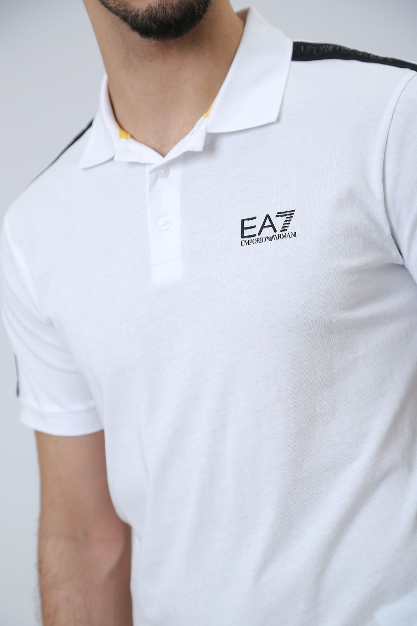 3DPF23_PJ02Z Поло EA7 Белый