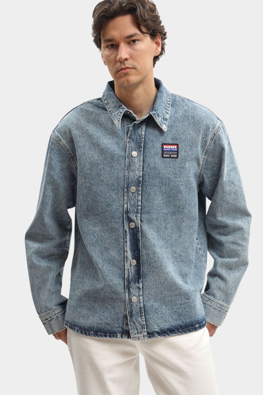 Рубашка джинсовая Pepe Jeans Синий
