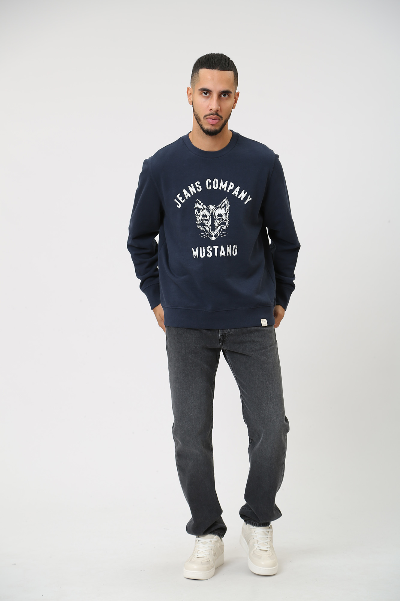 1014165 Свитшот Mustang Синий