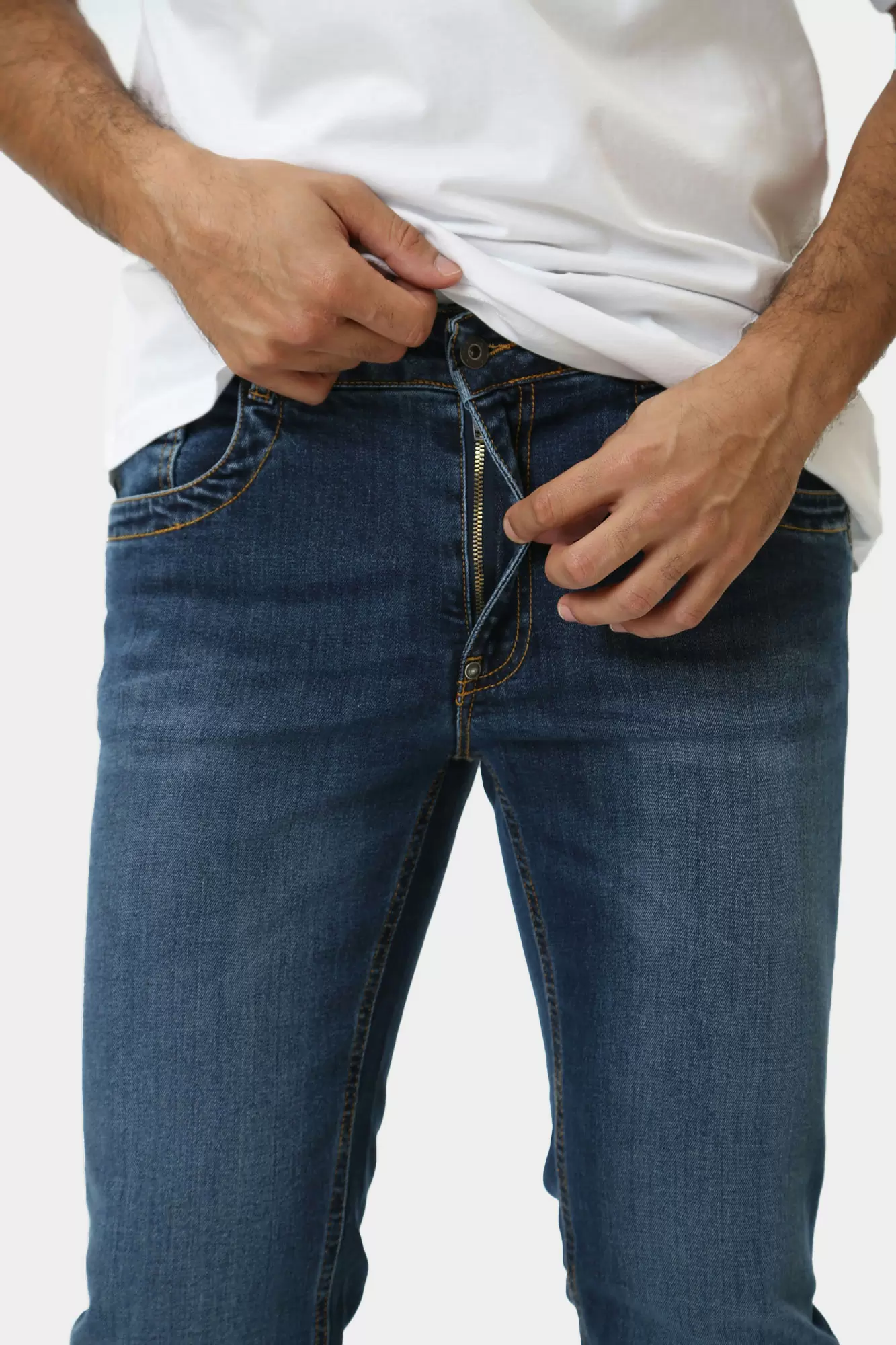 BMD0277 Брюки джинсовые Bikkembergs Голубой