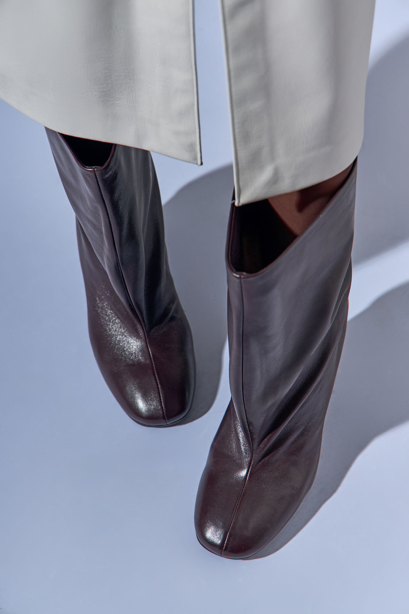 RP-LT092-866 Ботильоны закрытые Red Pin Бордовый