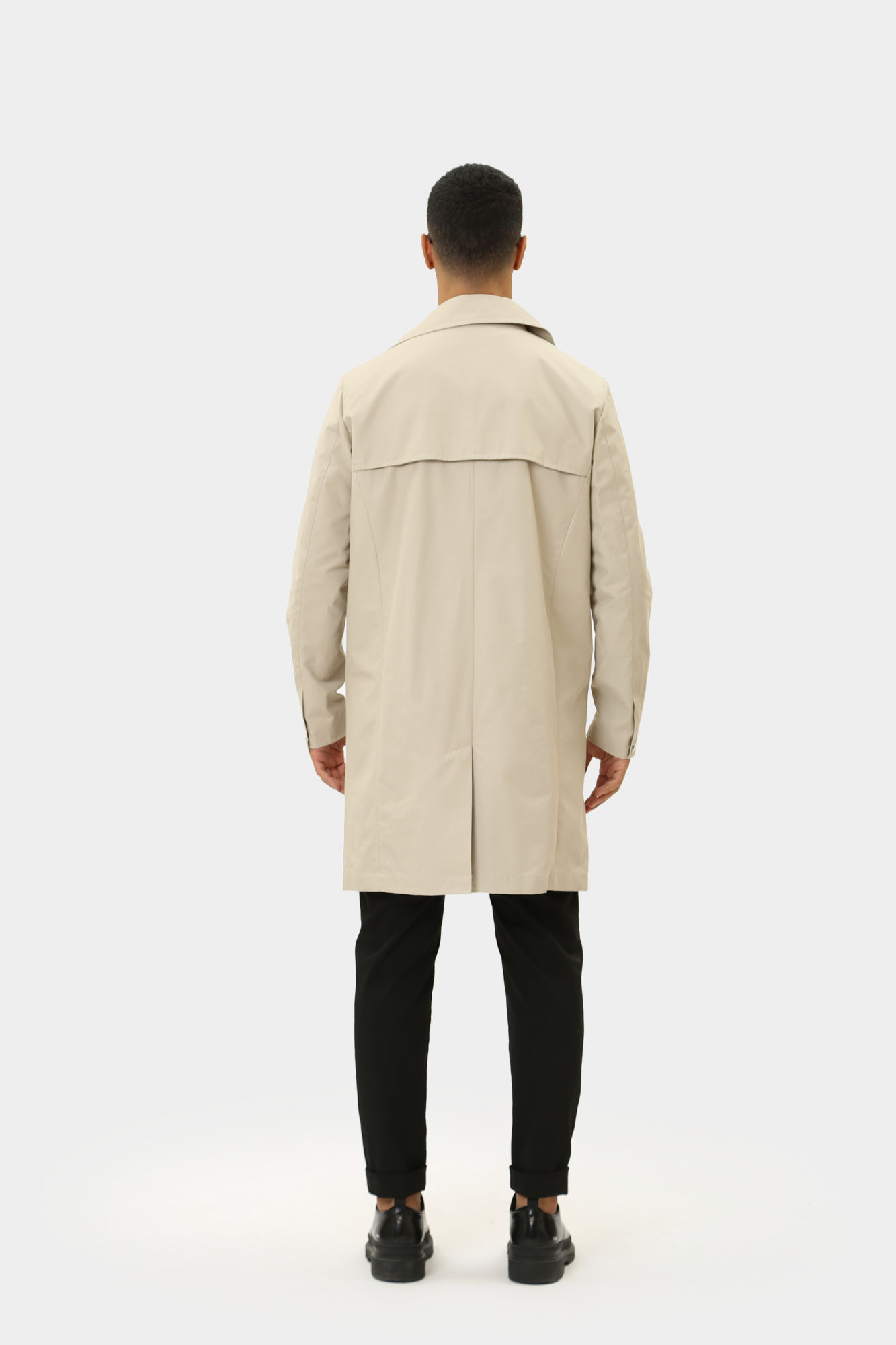 543553_45508 Плащ Karl Lagerfeld Бежевый