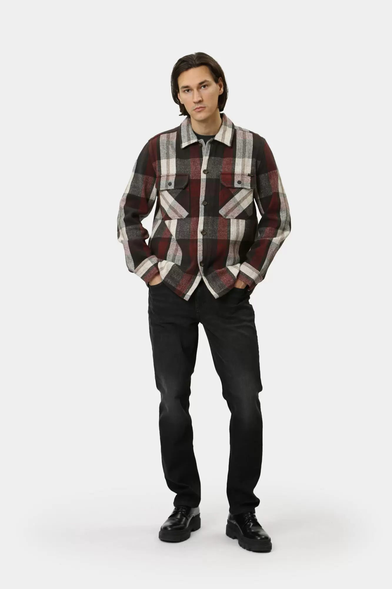 1015910 Рубашка Mustang Черный