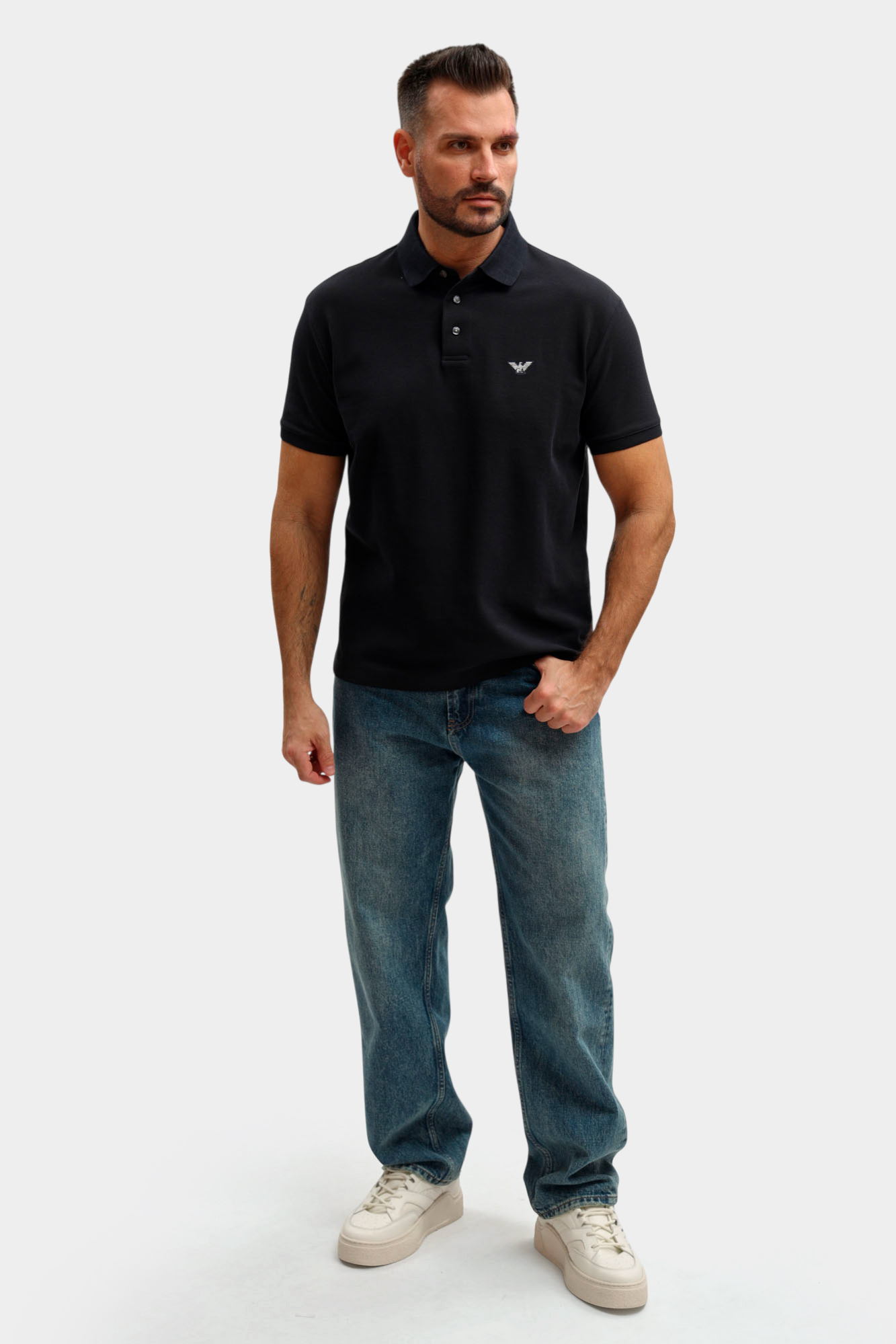 EM005358_AF10497 Поло Emporio Armani Синий