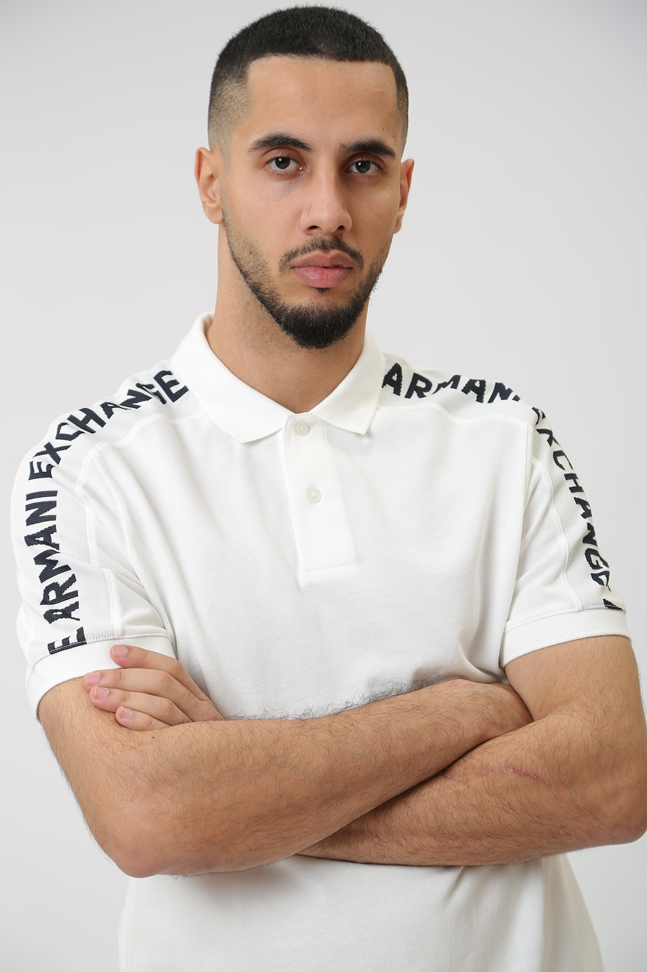 3DZFLA_ZJM5Z Поло Armani Exchange Белый