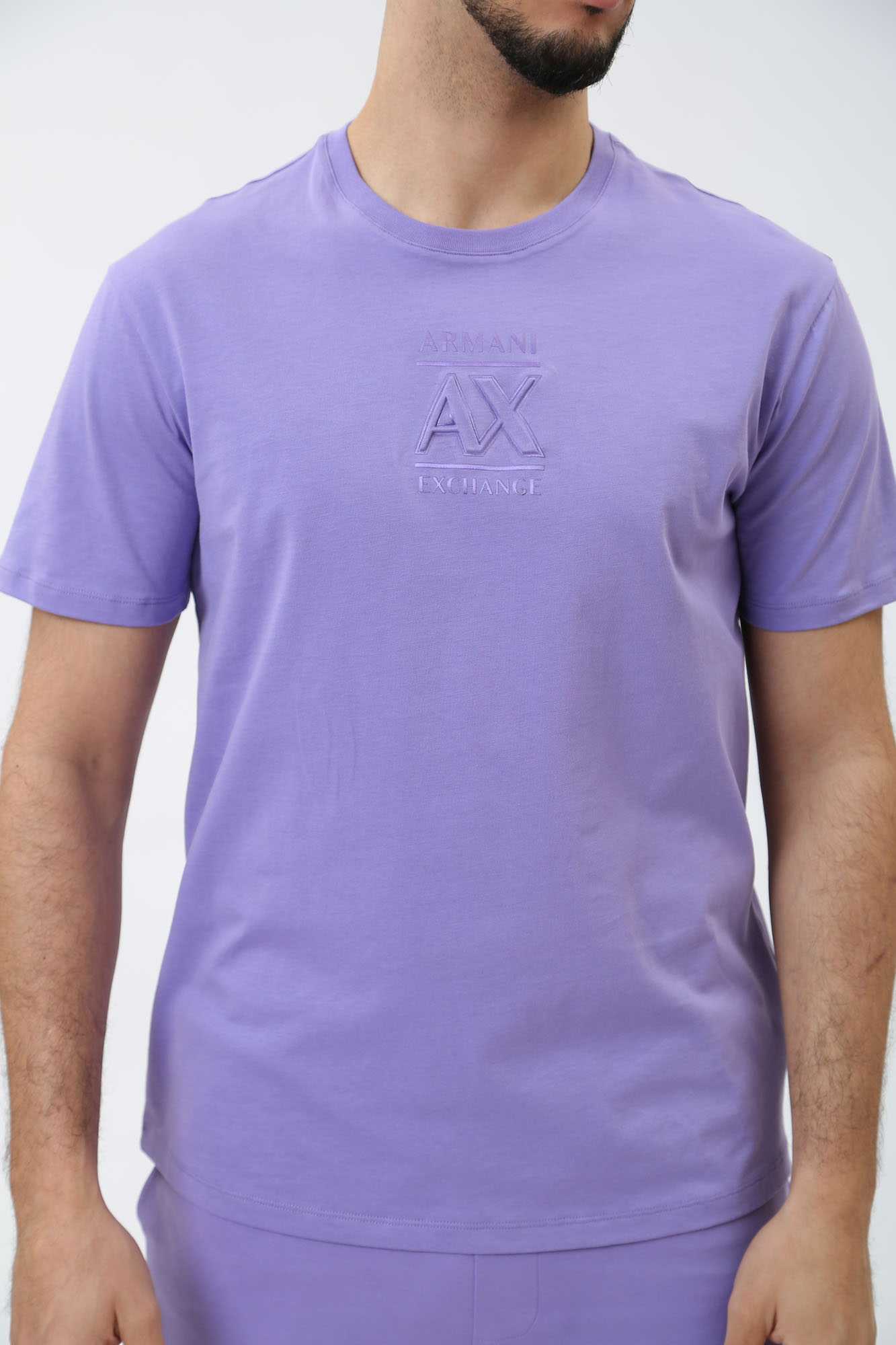 3DZTBF_ZJ3VZ Футболка Armani Exchange Фиолетовый