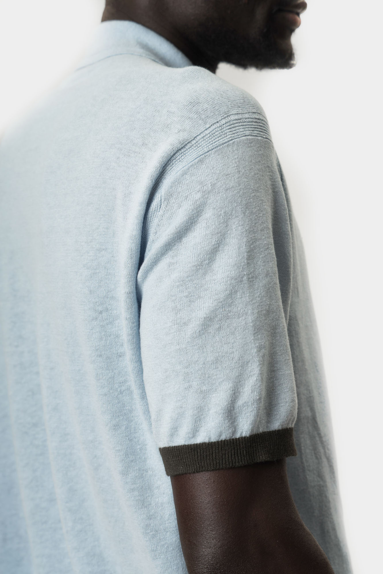 XM000709_AF12935 Поло трикотажное Armani Exchange Голубой