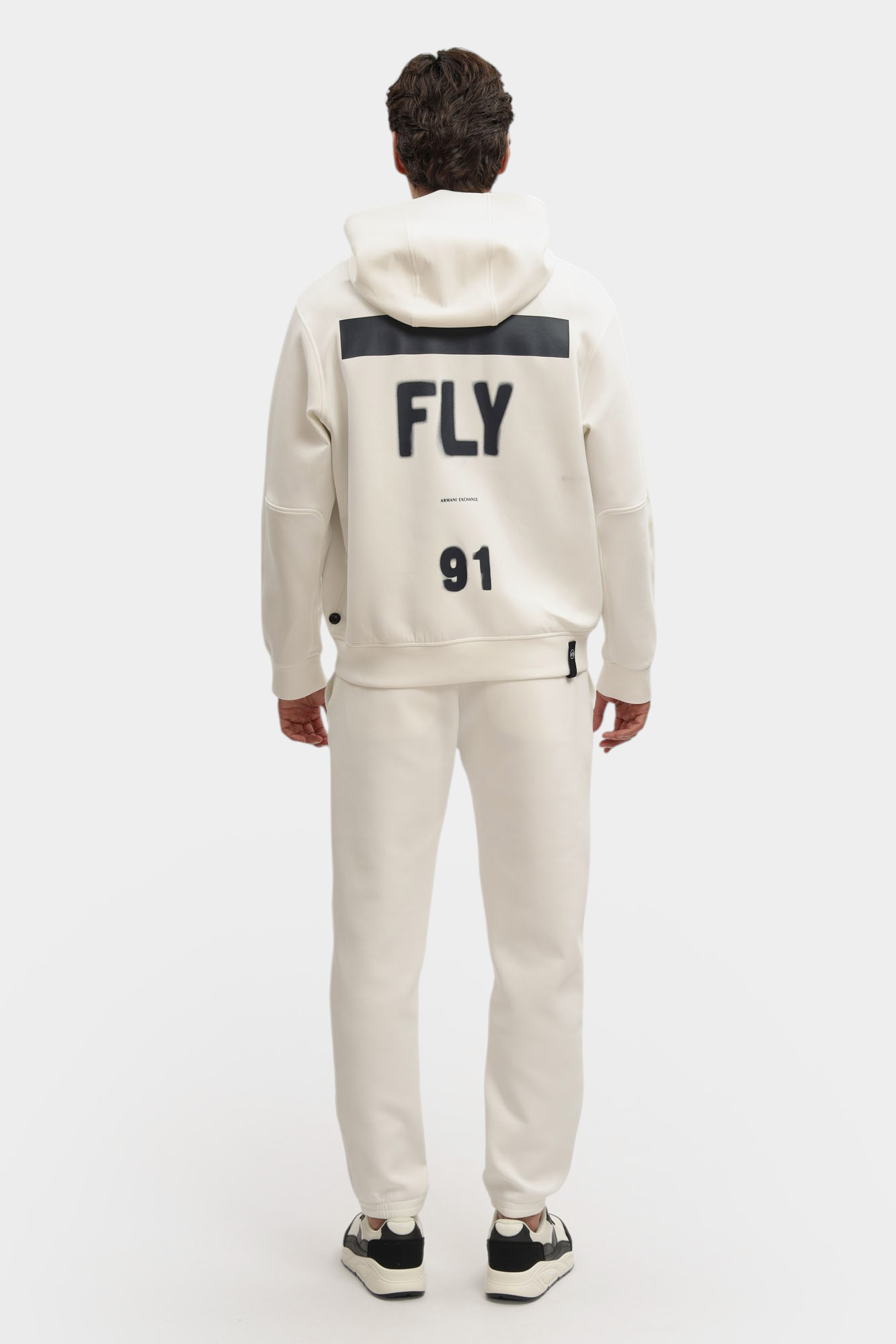 XM000983_AF10818 Толстовка с/к Armani Exchange Белый