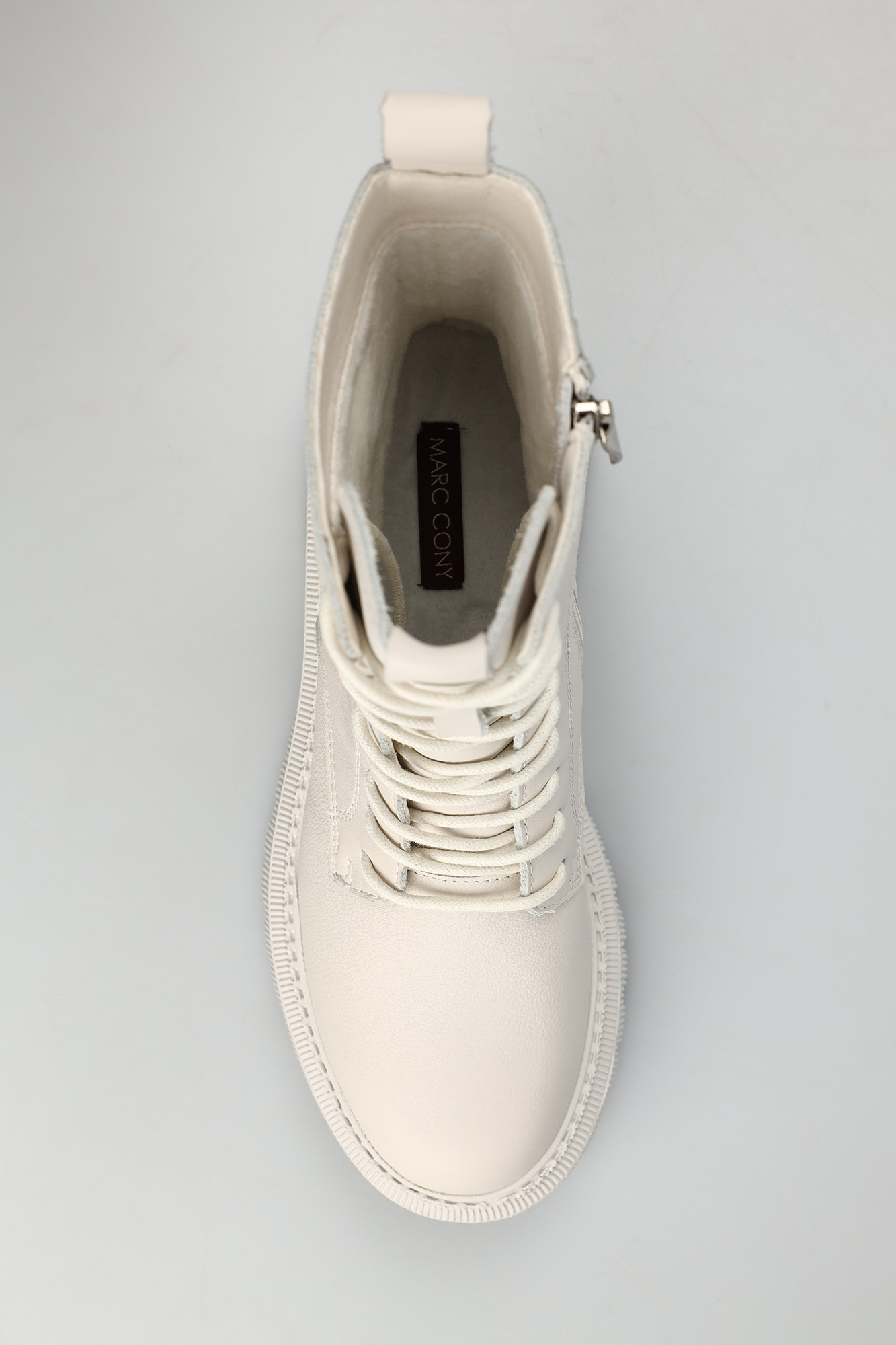 895-2NT Ботинки Marc Cony Молочный
