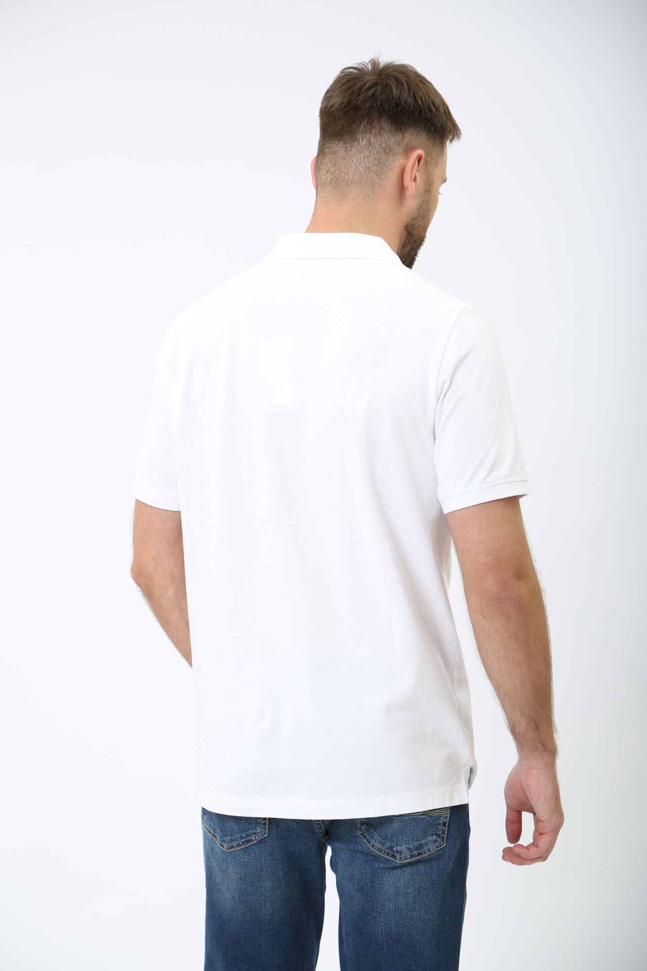 1014933 Поло Mustang Белый