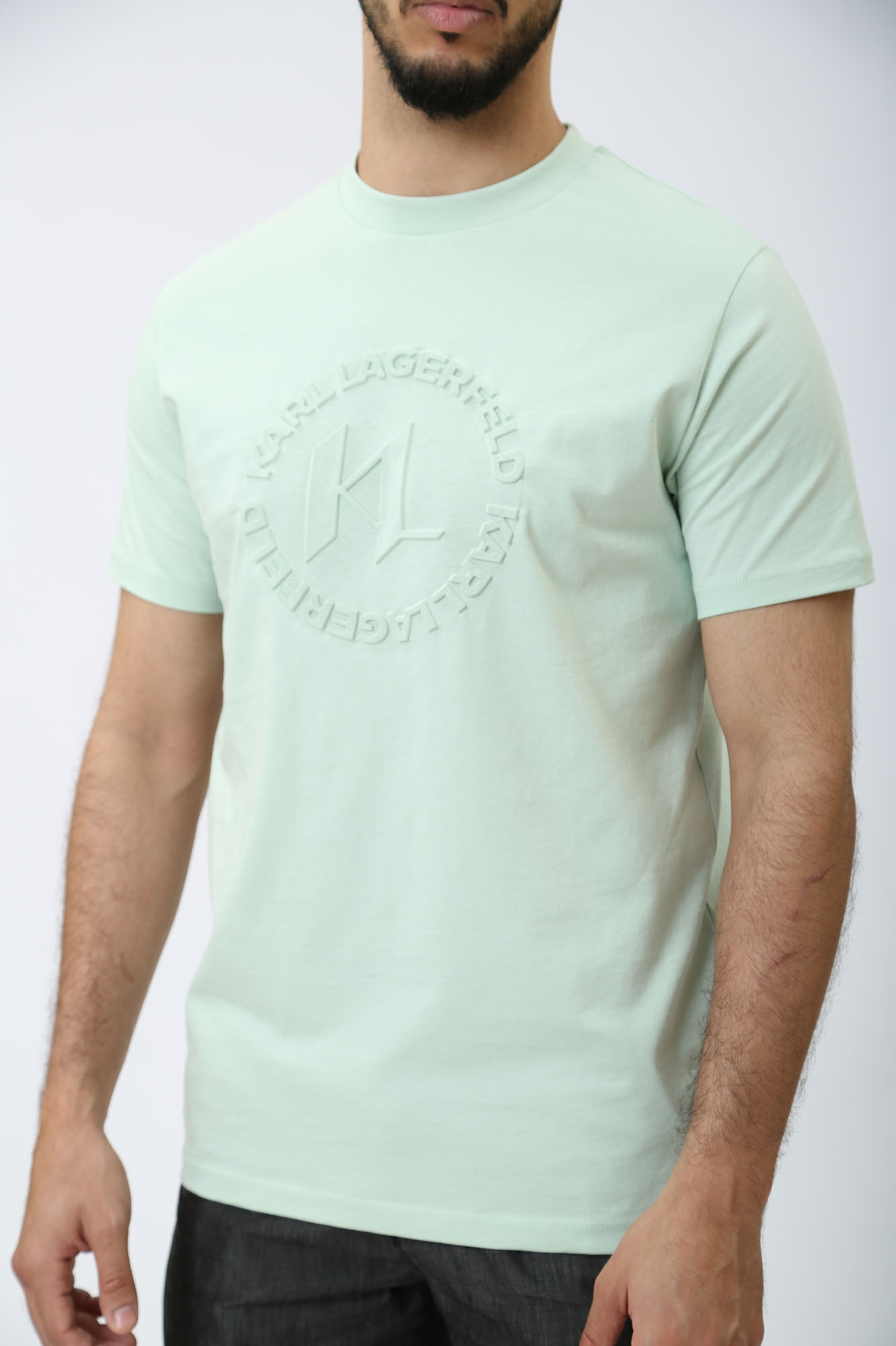 542225_755084 Футболка Karl Lagerfeld Зеленый