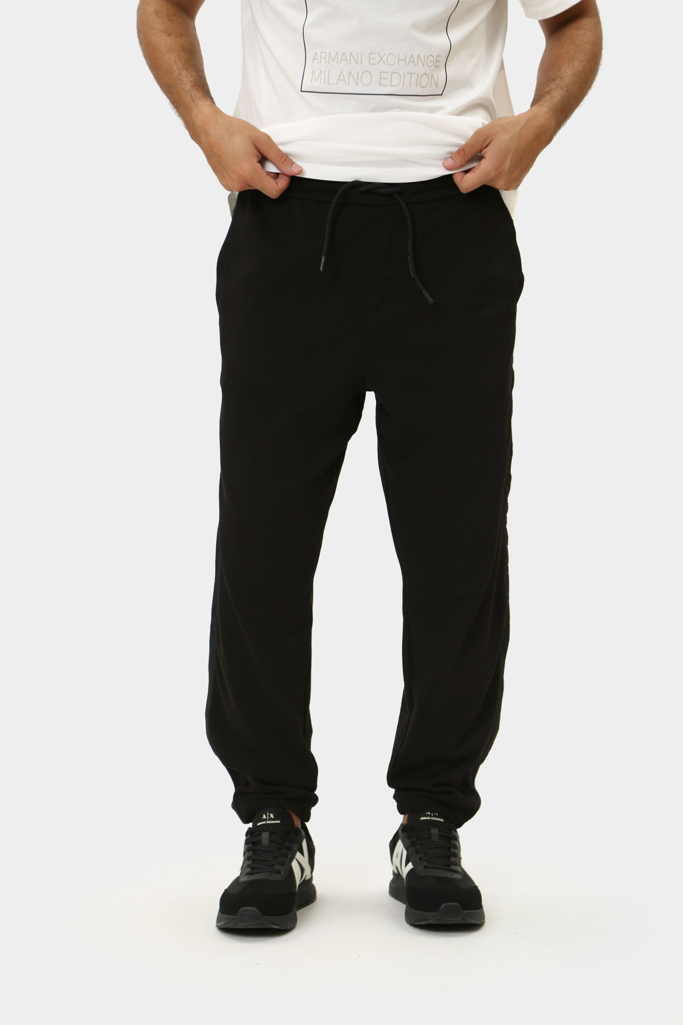 3DZPJA_ZJDPZ Брюки спортивные Armani Exchange Черный