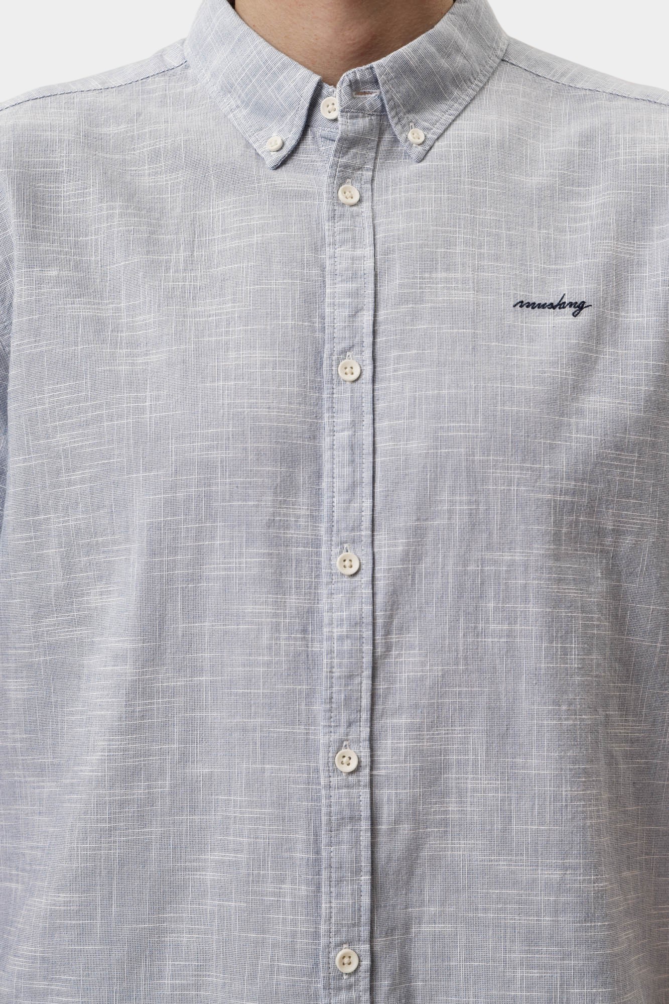 1016252 Рубашка Mustang Серый