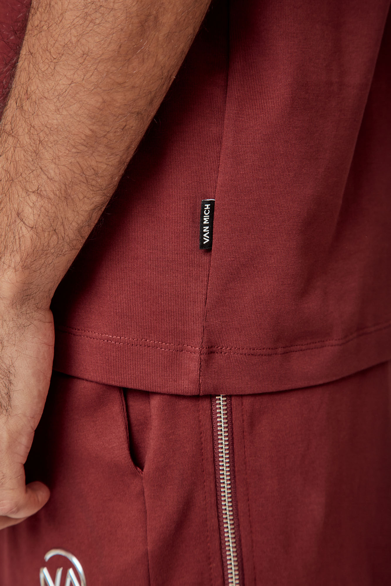 VM-ERK-22-318 Футболка Van Mich Бордовый