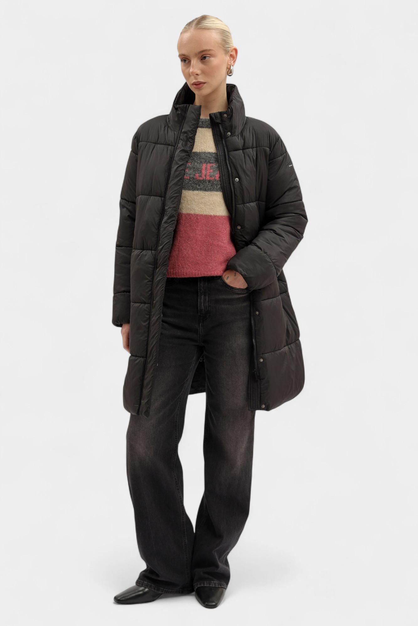 PL4024358 куртка утеплённая pepe jeans