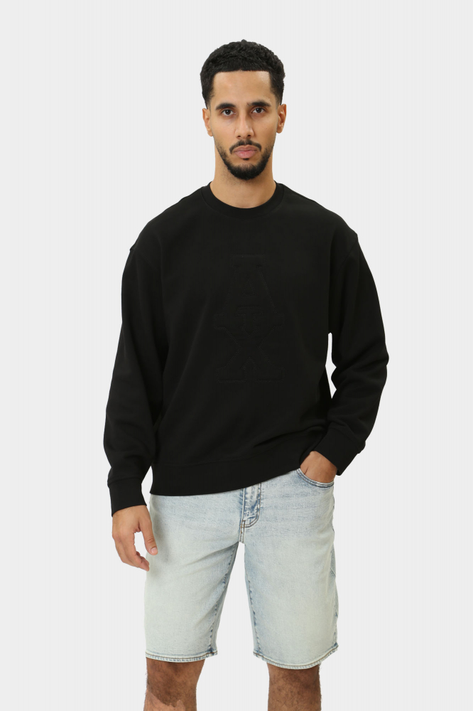 Джинсы STRAIGHT Calvin Klein Jeans Хлопок Голубой