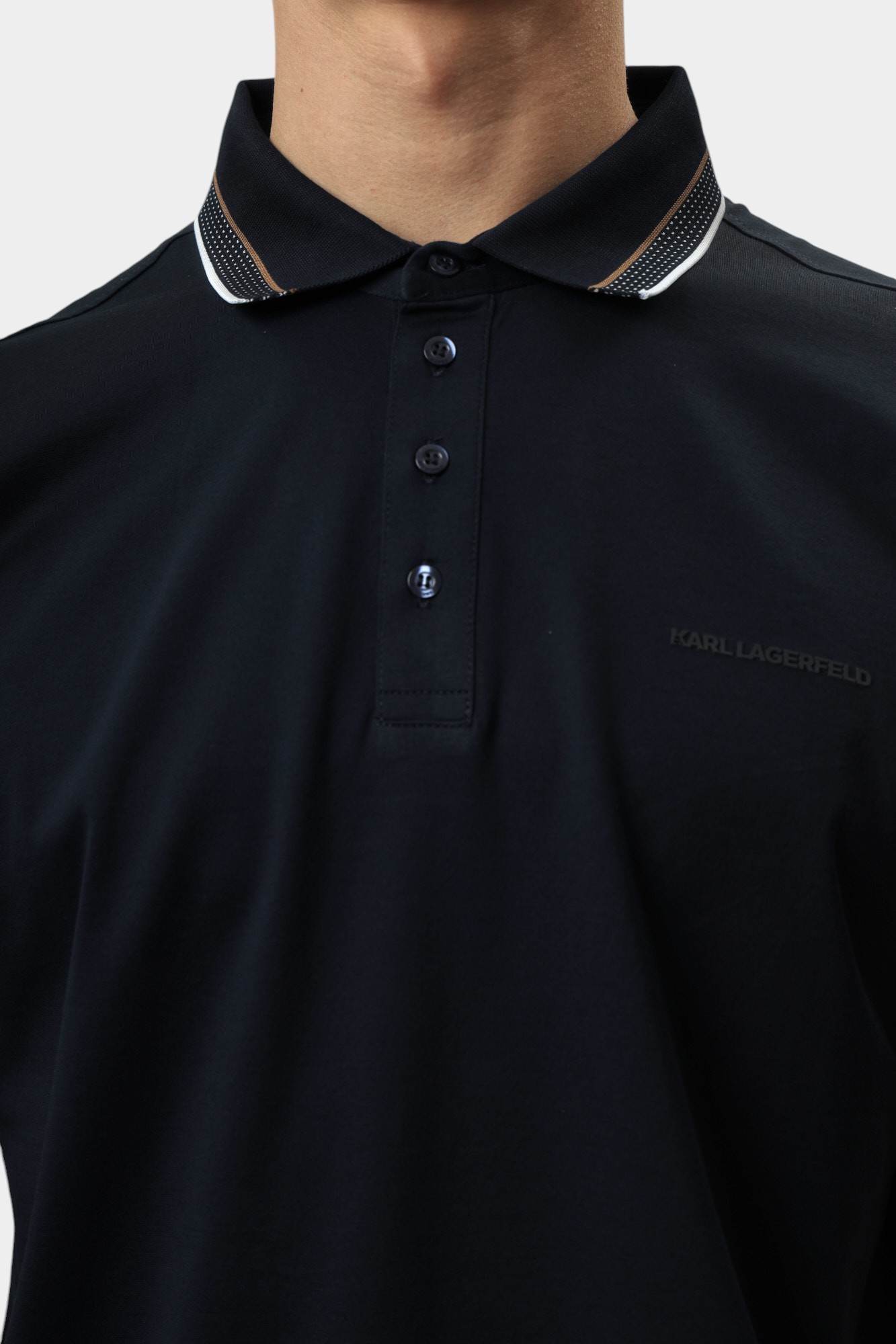 552200_745002 Поло Karl Lagerfeld Черный