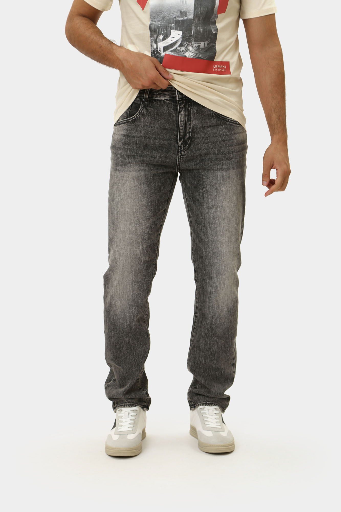 3DZJ13_Z1KQZ Брюки джинсовые Armani Exchange Черный