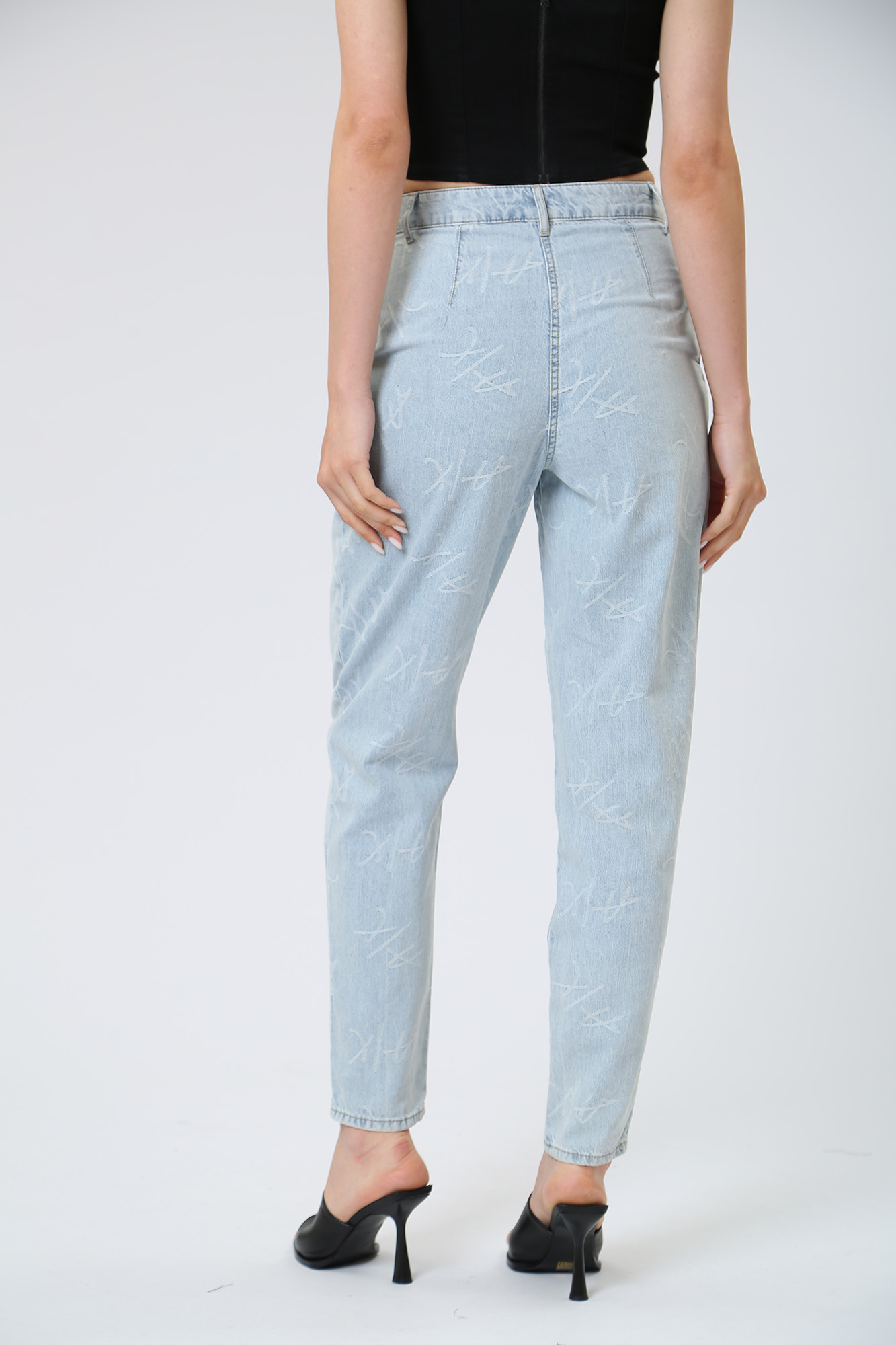 3RYP62_Y1NZZ брюки джинсовые armani exchange