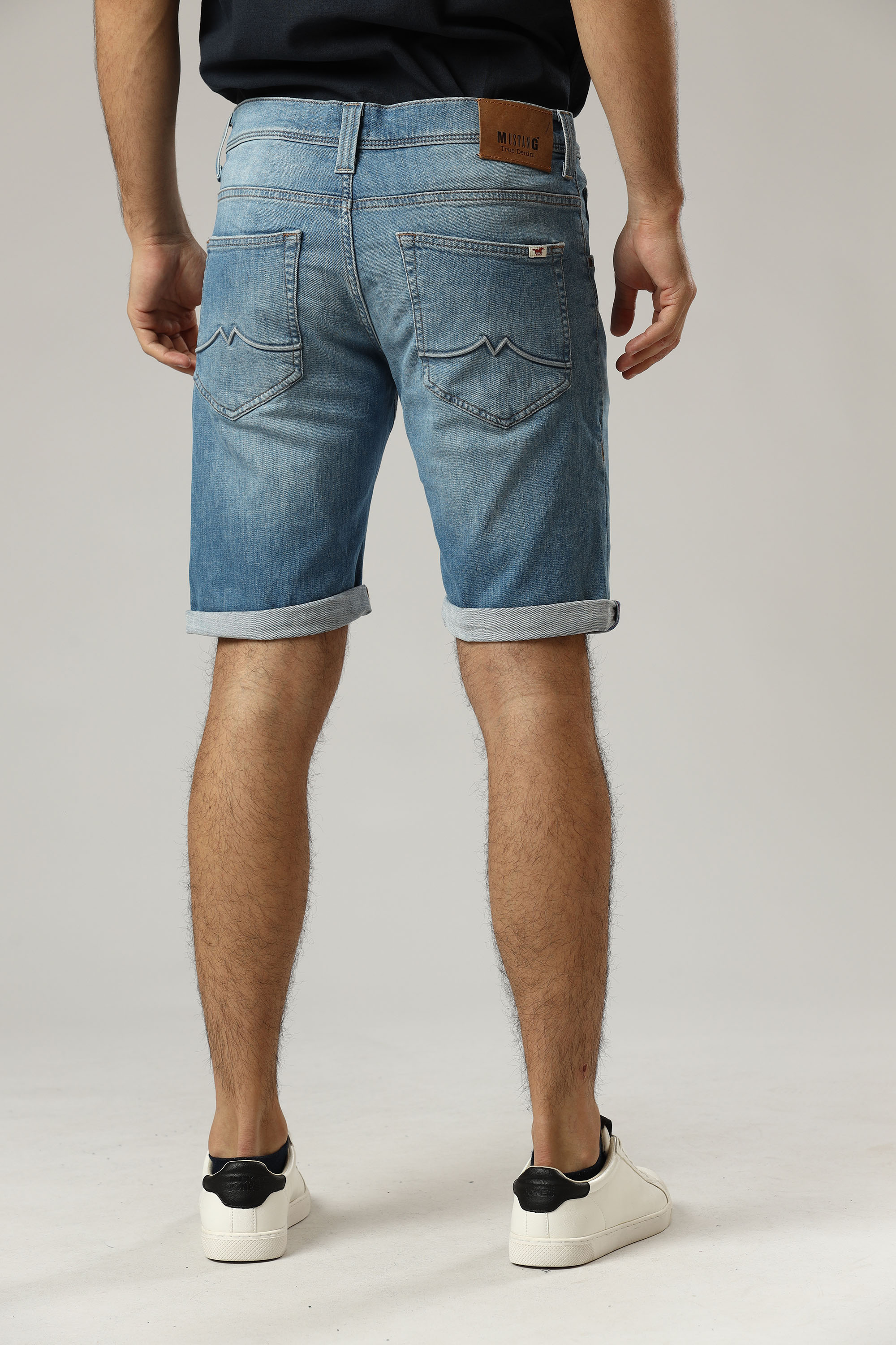 1012581-5000 Шорты джинсовые Mustang Голубой