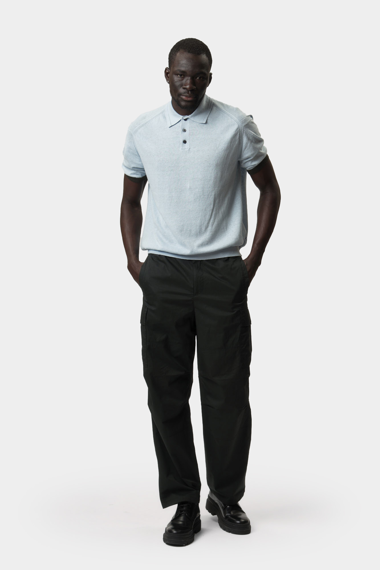 XM000709_AF12935 Поло трикотажное Armani Exchange Голубой