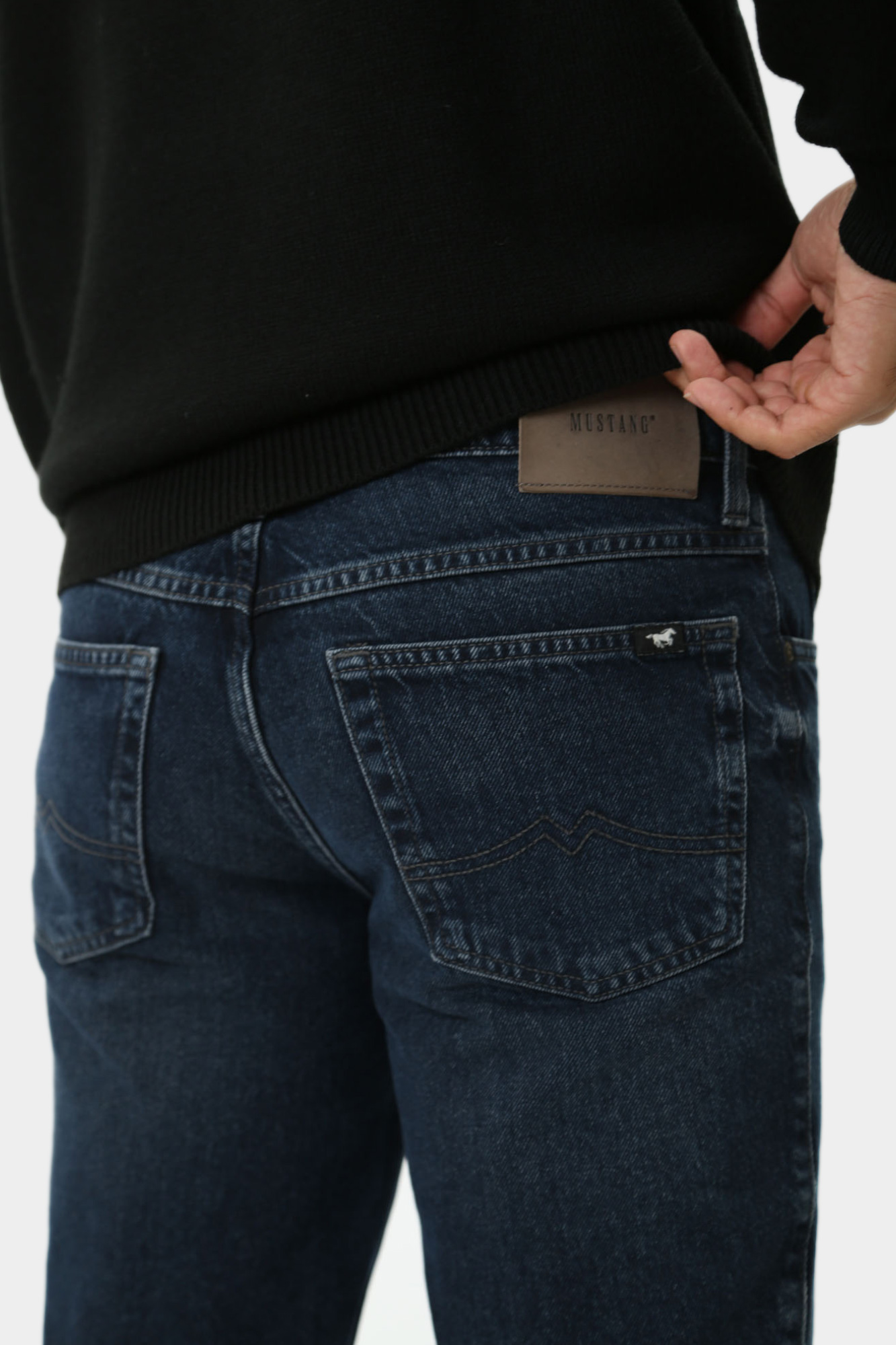 1015513-5000 Брюки джинсовые Mustang Синий