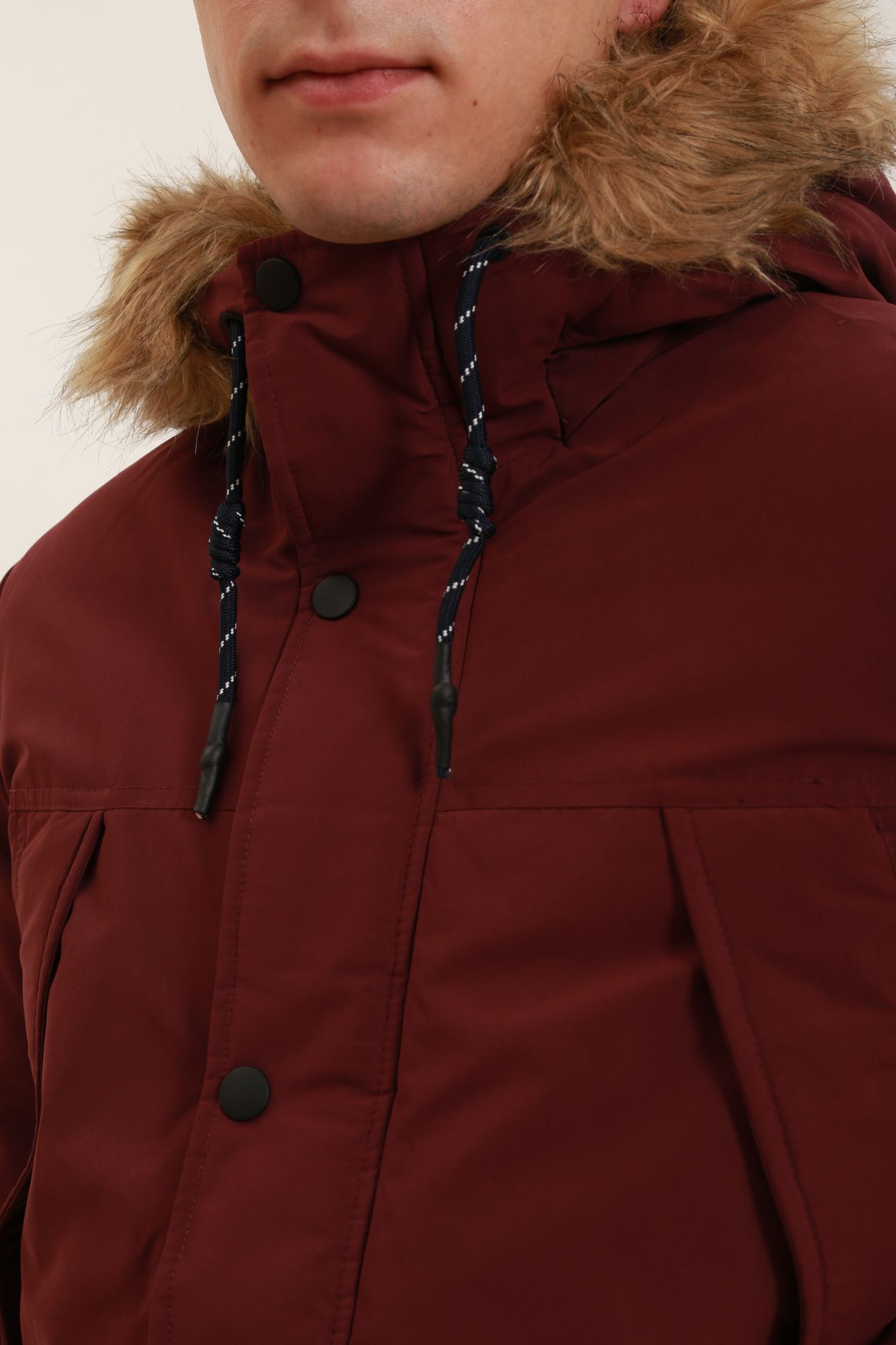 12190042 Парка Jack & Jones Бордовый