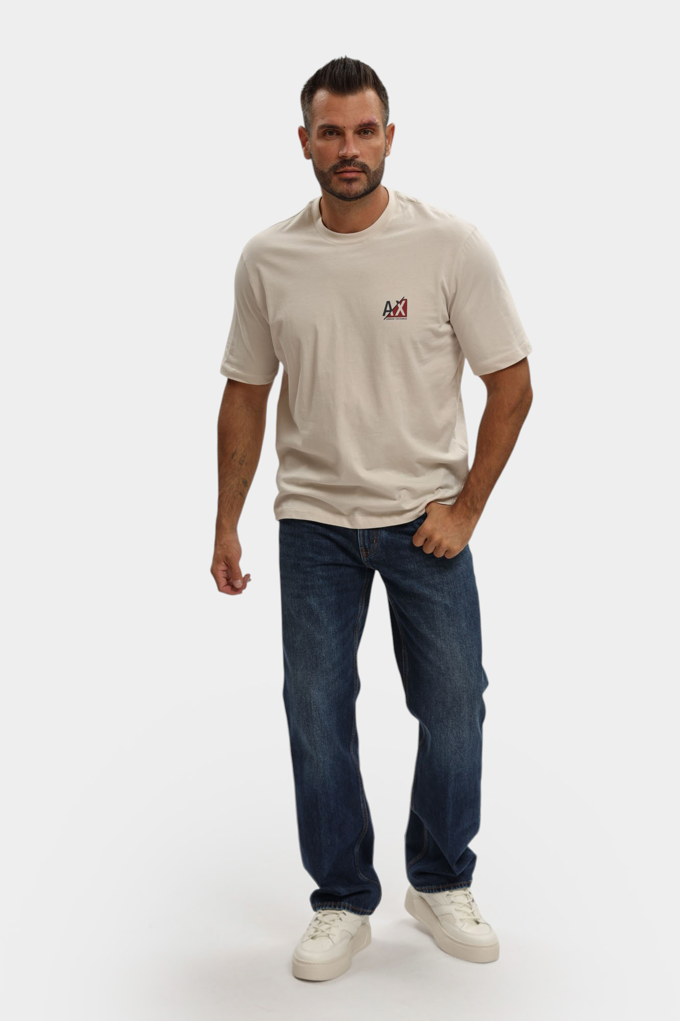 Футболка Armani Exchange Бежевый