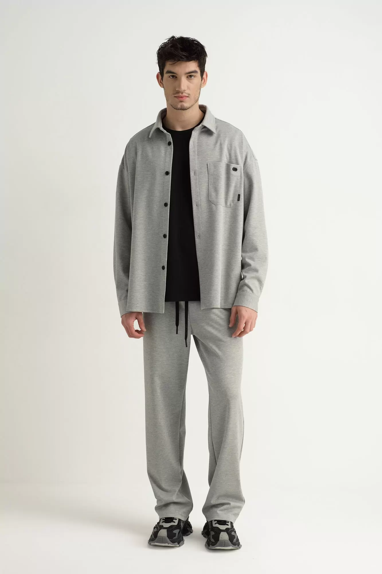 M-242-TH-56-0055 Рубашка с длинным рукавом The Hills Серый