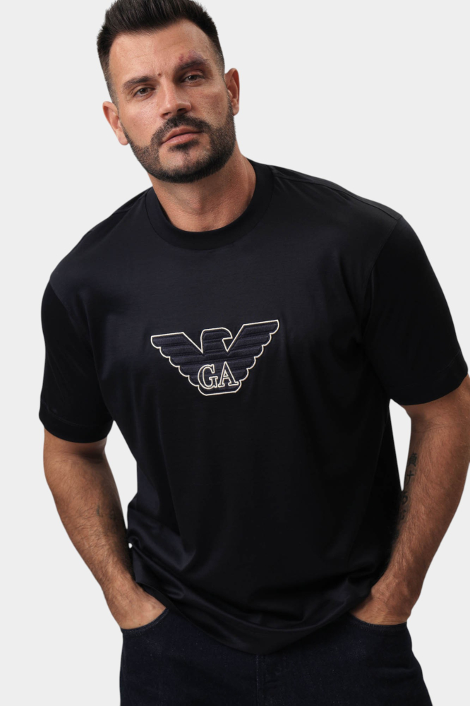 Брюки джинсовые Calvin Klein Jeans Хлопок Голубой