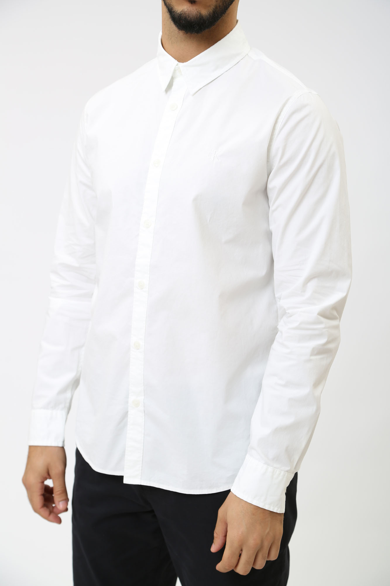 J30J324614 Рубашка с длинным рукавом Calvin Klein Jeans Белый