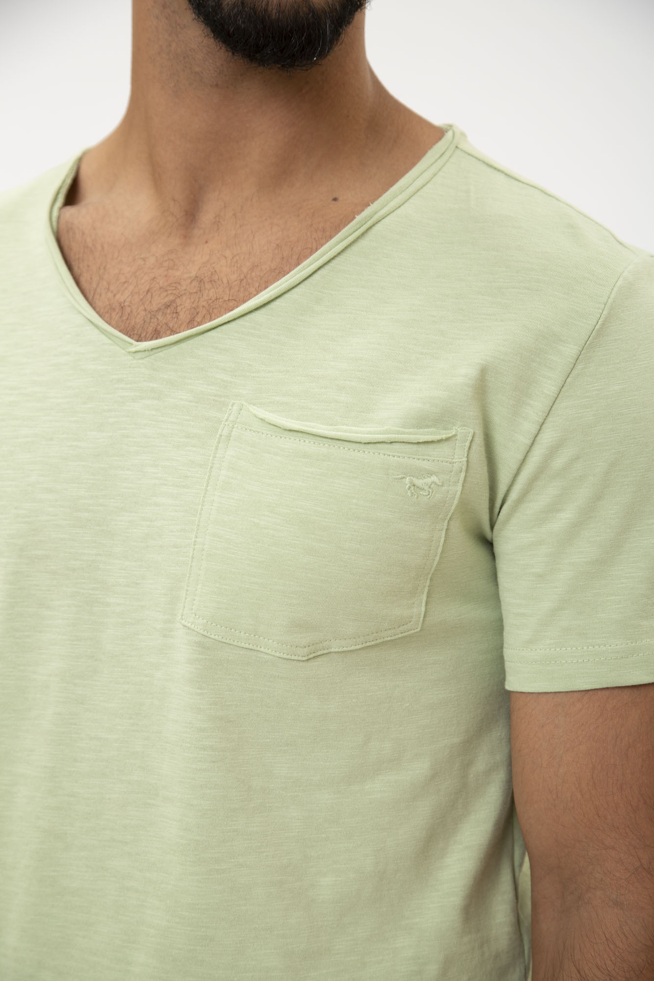 1014953 Футболка Mustang Зеленый