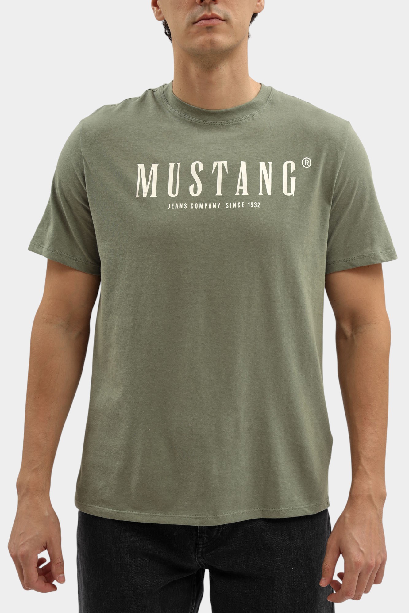 1016853 Футболка Mustang Зеленый